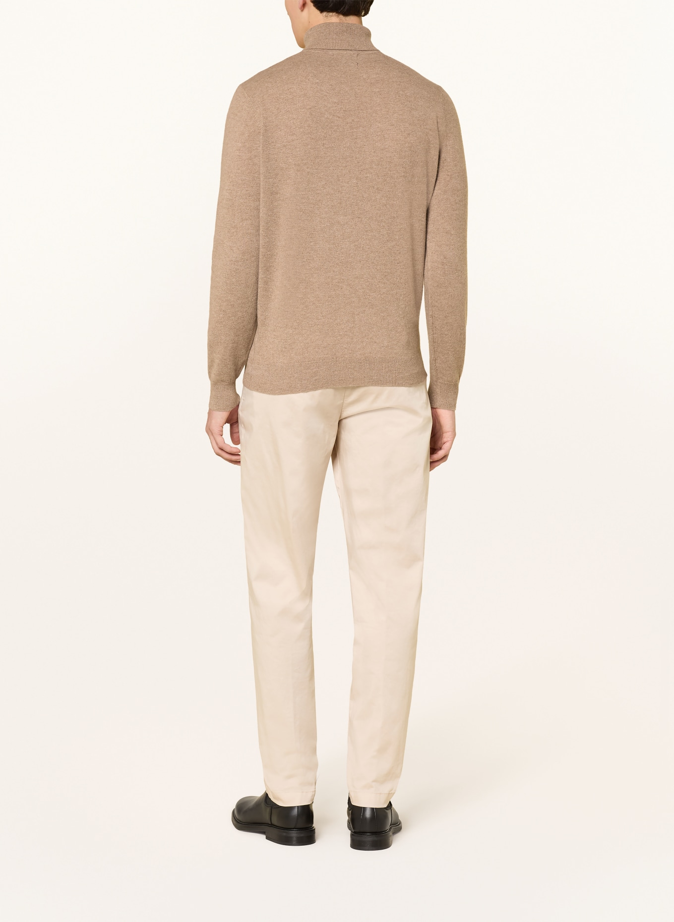 STROKESMAN'S Rollkragenpullover aus Cashmere: BEIGE