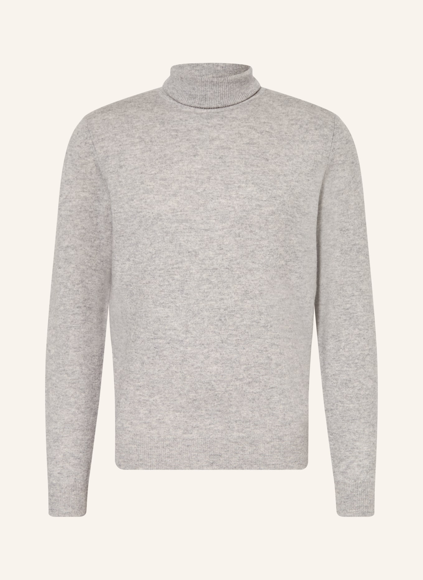 STROKESMAN'S Rollkragenpullover aus Cashmere: HELLGRAU