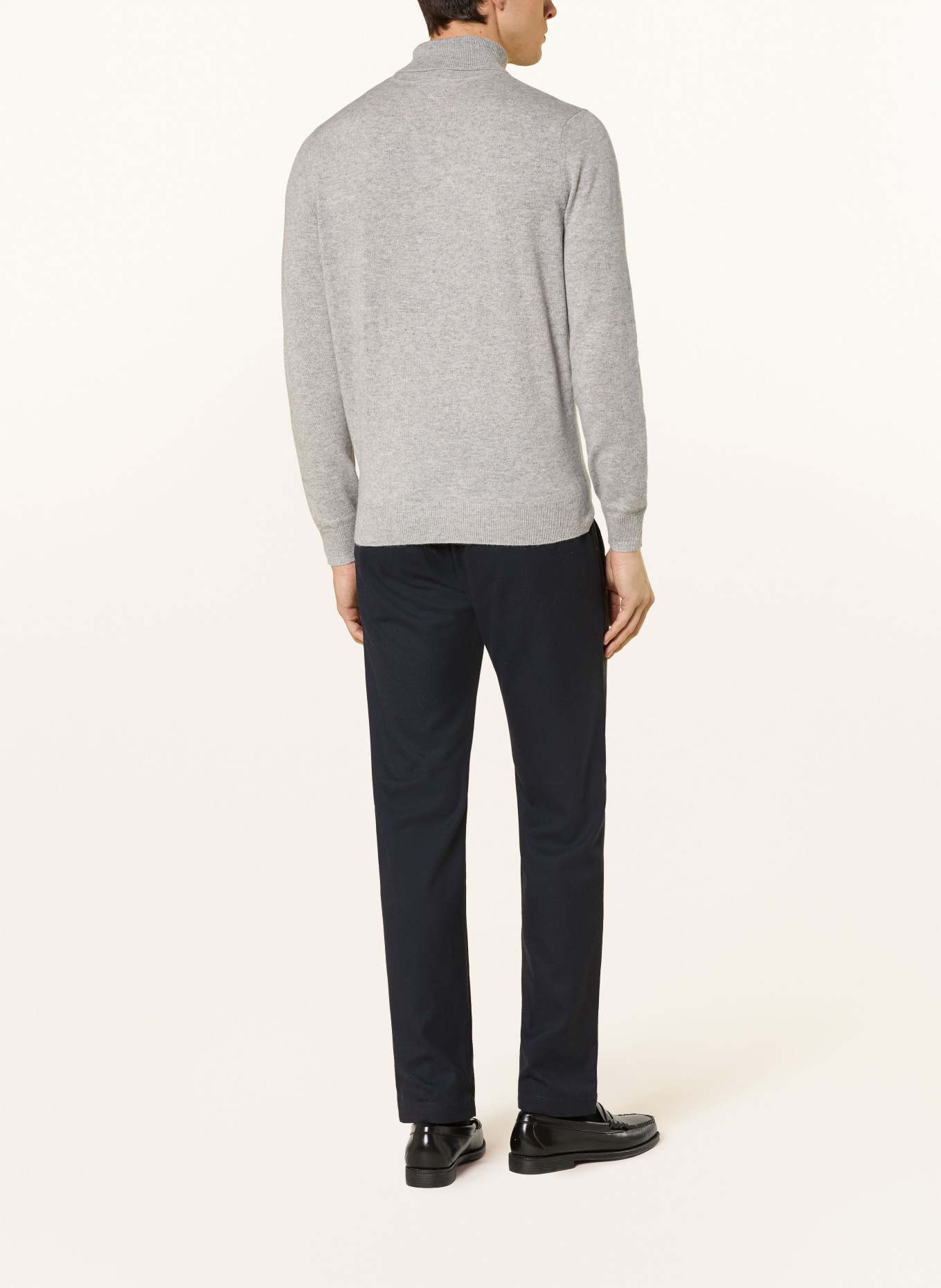 STROKESMAN'S Rollkragenpullover aus Cashmere: HELLGRAU