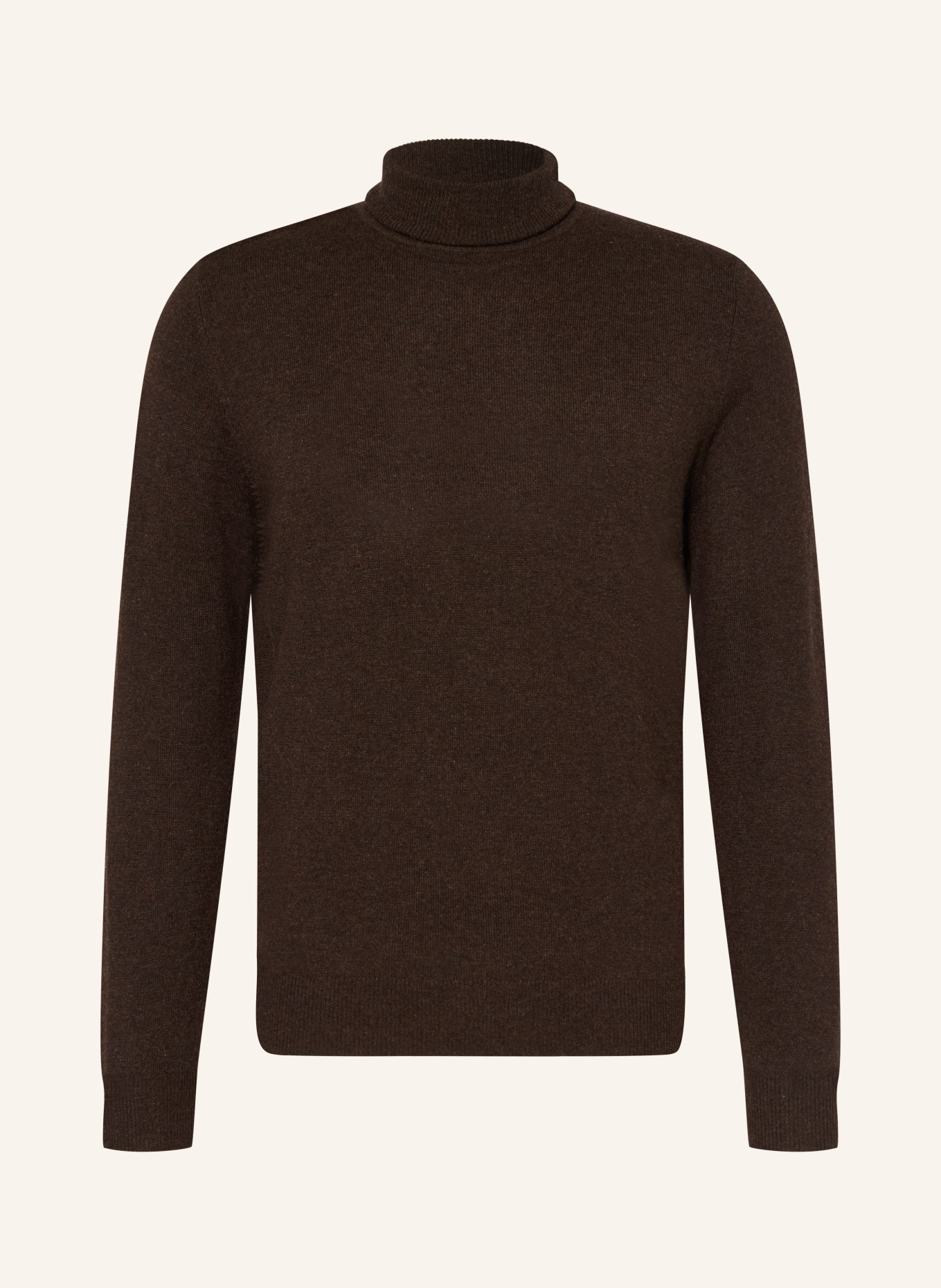STROKESMAN'S Rollkragenpullover aus Cashmere: DUNKELBRAUN