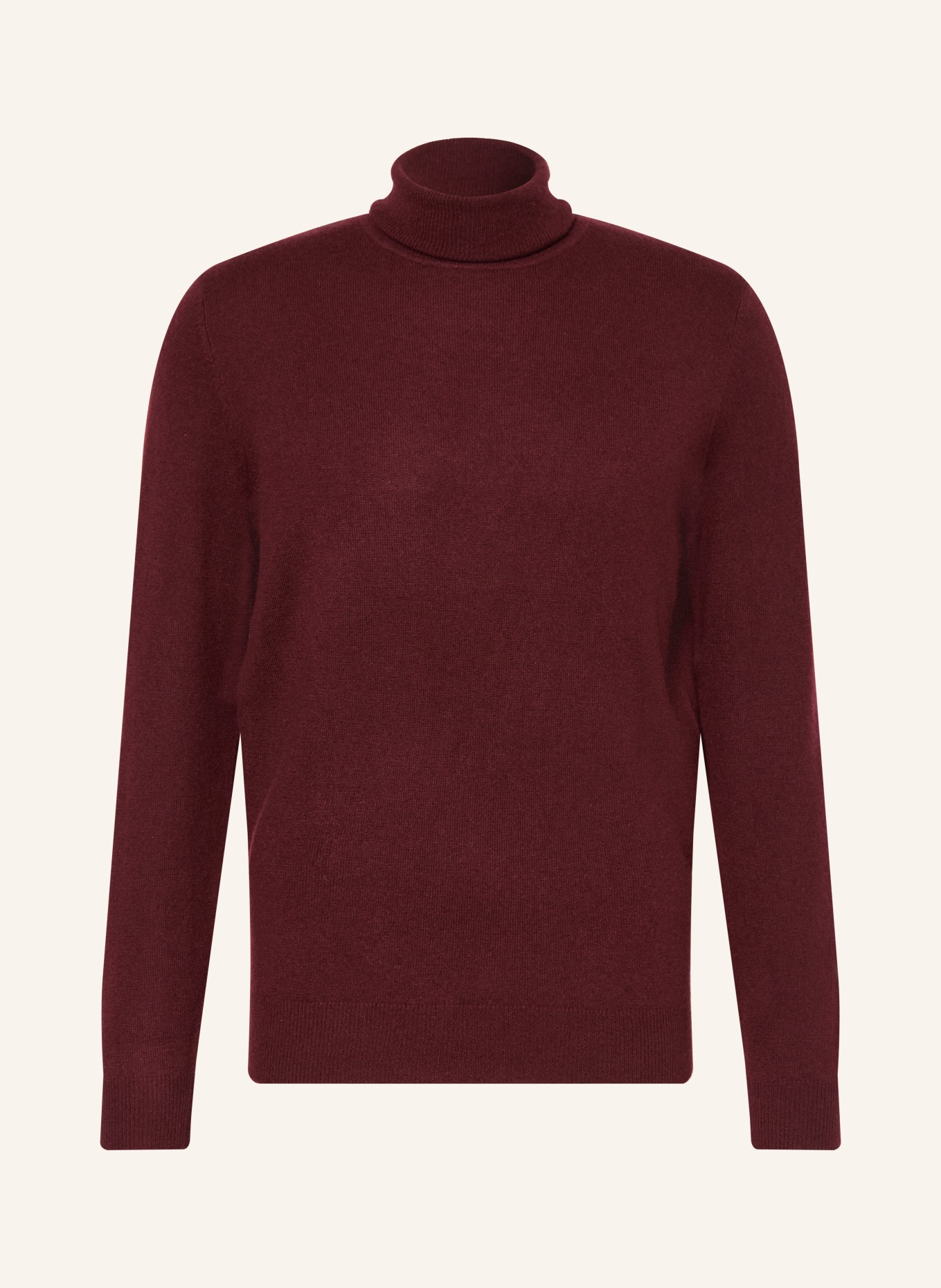 STROKESMAN'S Rollkragenpullover aus Cashmere: DUNKELROT