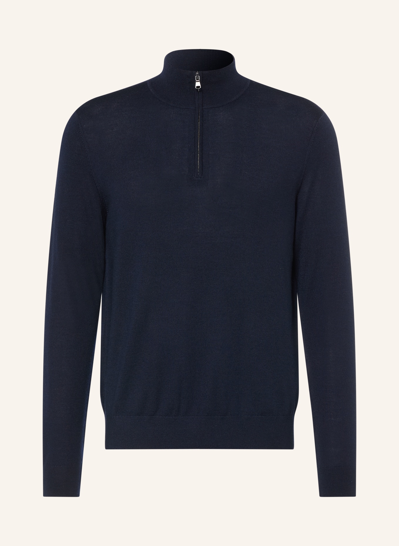 STROKESMAN'S Merino wool pullover: DARK BLUE