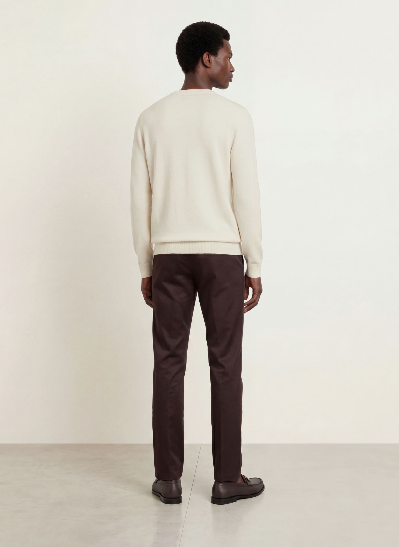 STROKESMAN'S Sweter z kaszmiru: KREMOWY