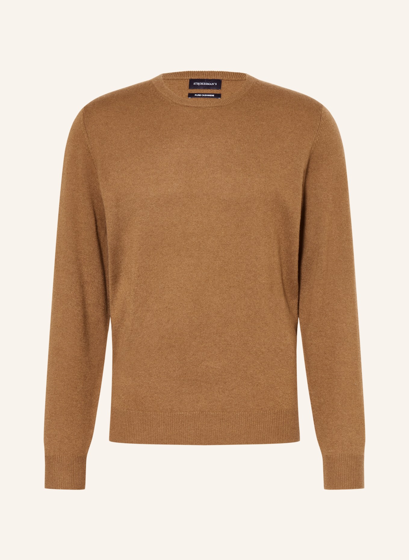 STROKESMAN'S Cashmere Sweater: CAMEL