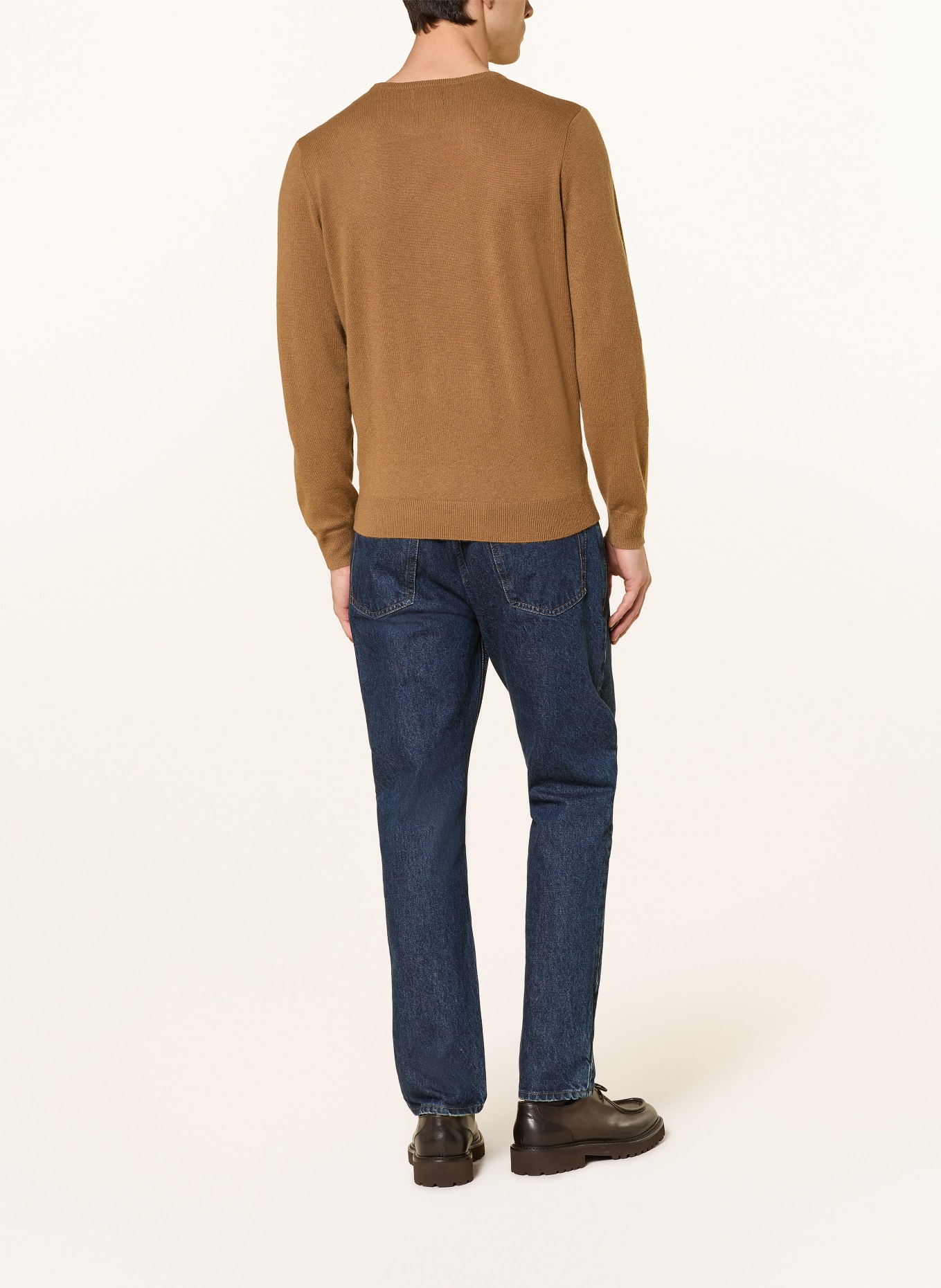 STROKESMAN'S Cashmere Sweater: CAMEL