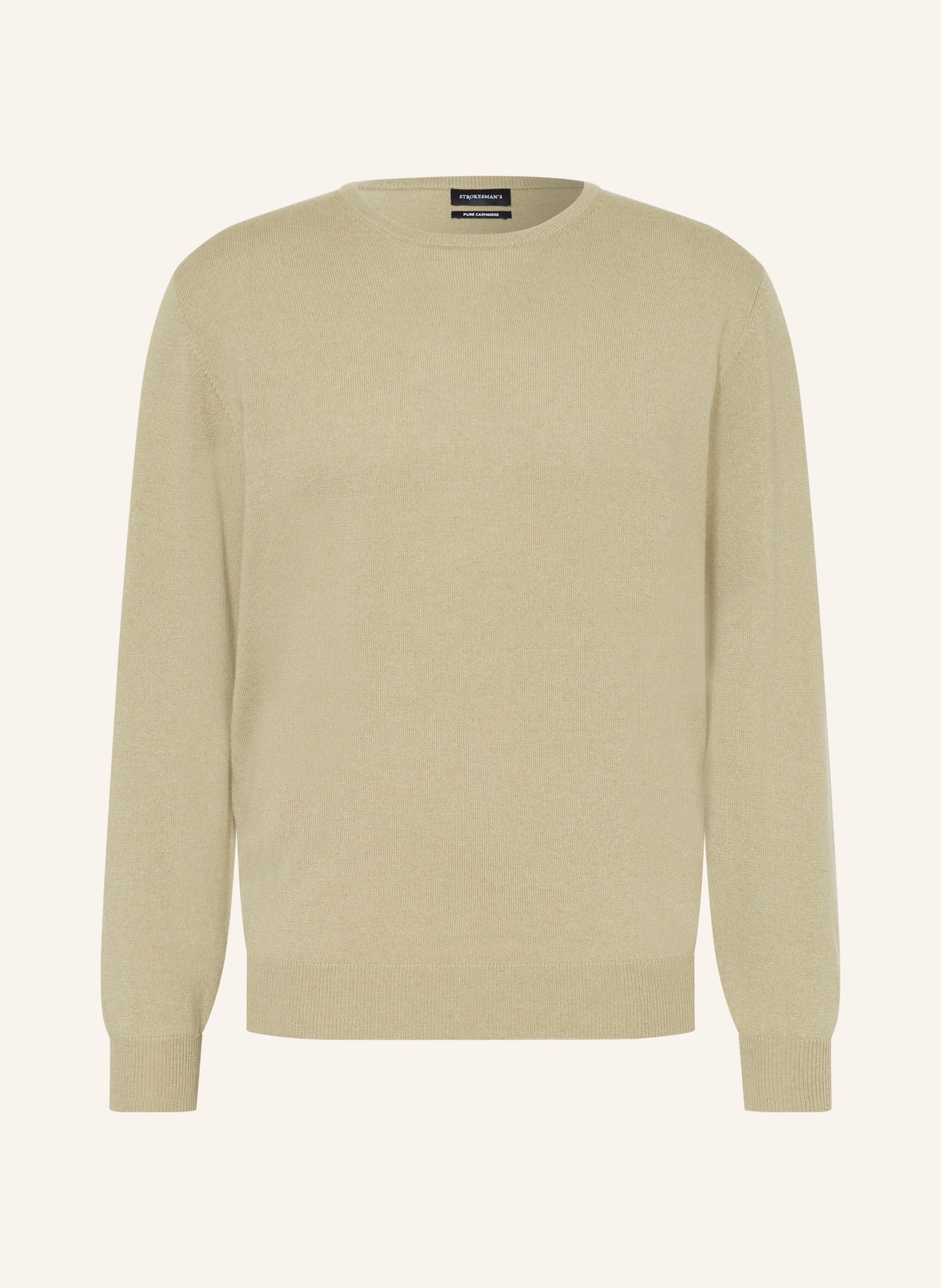 STROKESMAN'S Cashmere Sweater: LIGHT GREEN