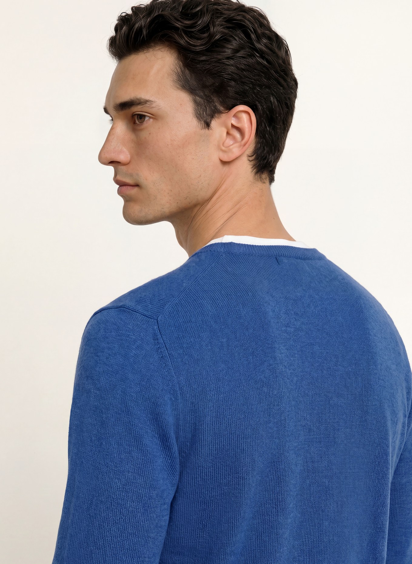 STROKESMAN'S Sweter z kaszmiru: NIEBIESKI