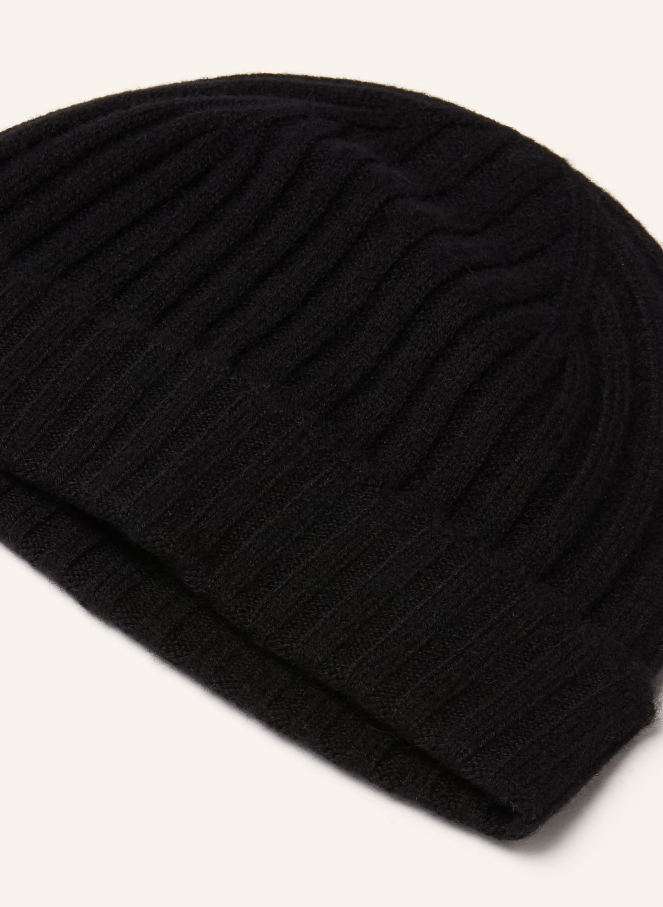 STROKESMAN'S Cashmere hat: BLACK