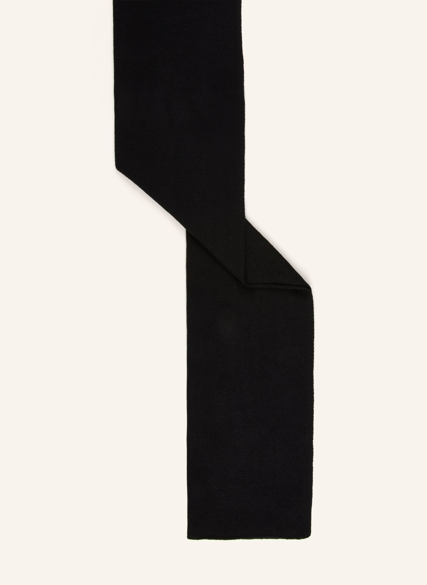 STROKESMAN'S Cashmere scarf: BLACK