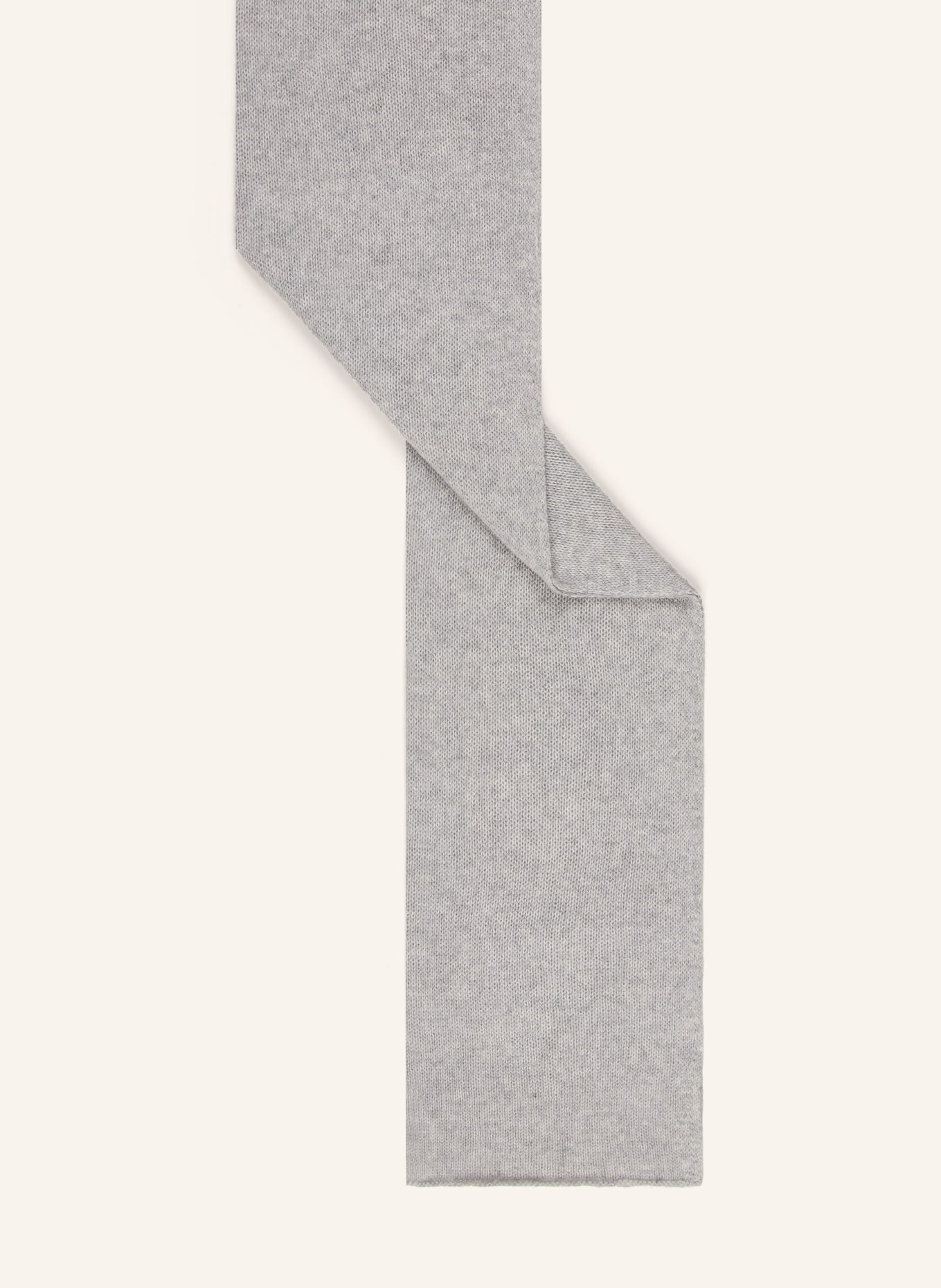 STROKESMAN'S Cashmere scarf: LIGHT GRAY