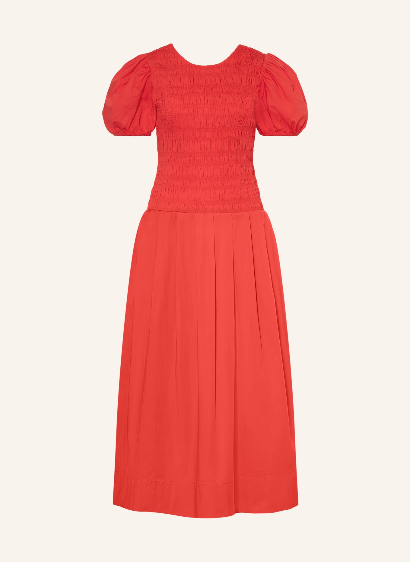 GANNI Kleid: ROT