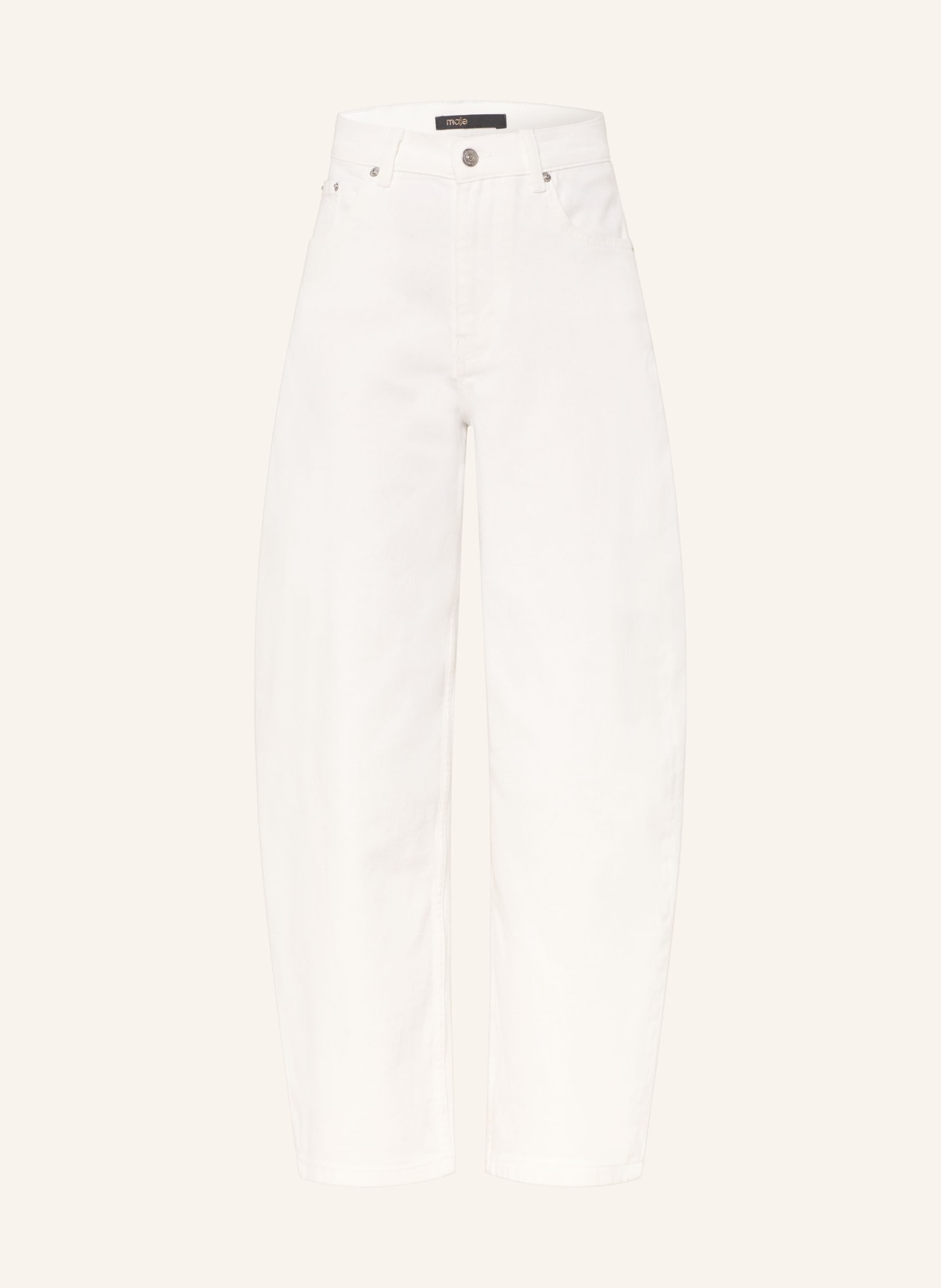 maje Barrel Jeans: 10 WHITE