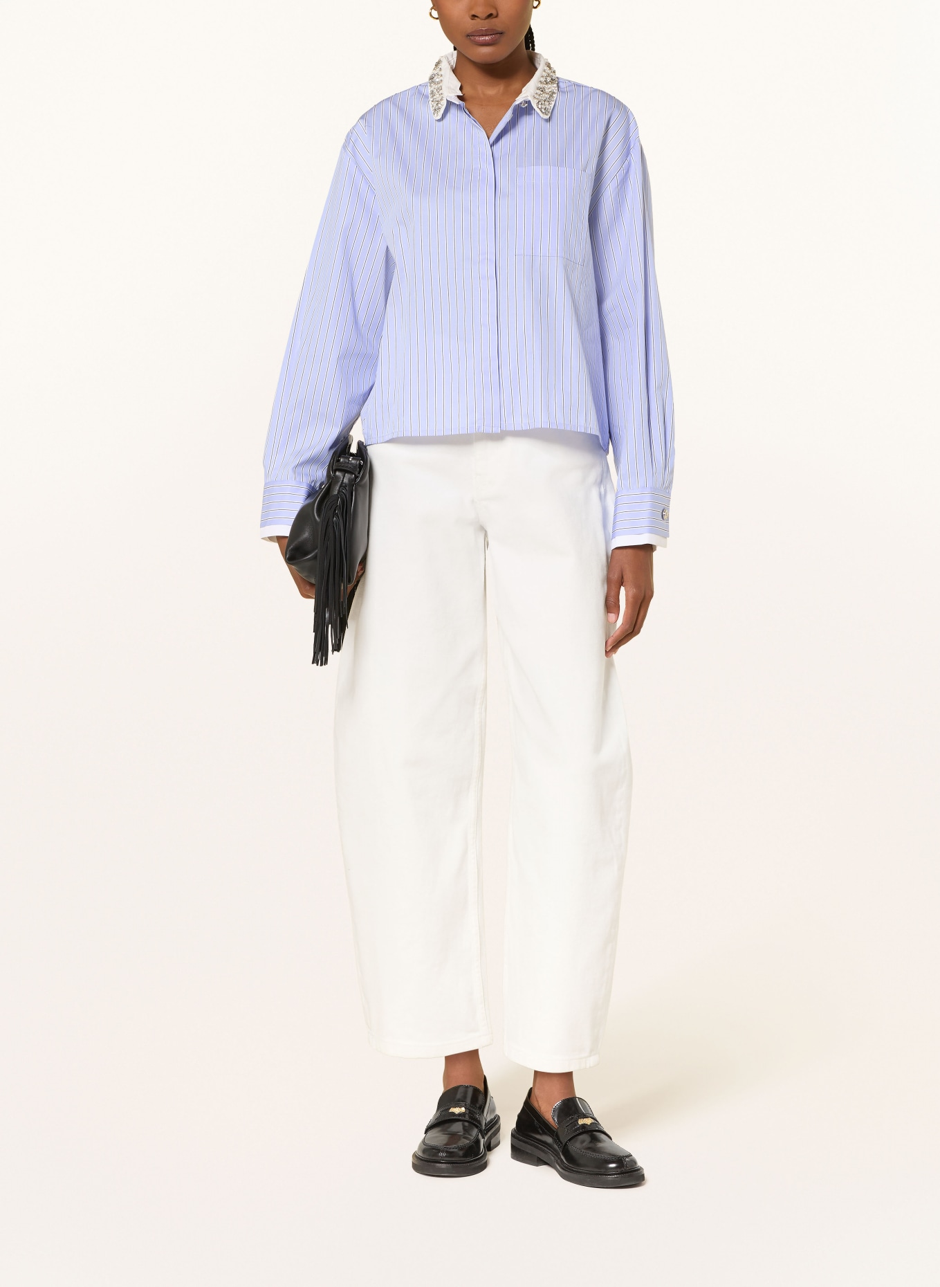 maje Barrel Jeans: 10 WHITE