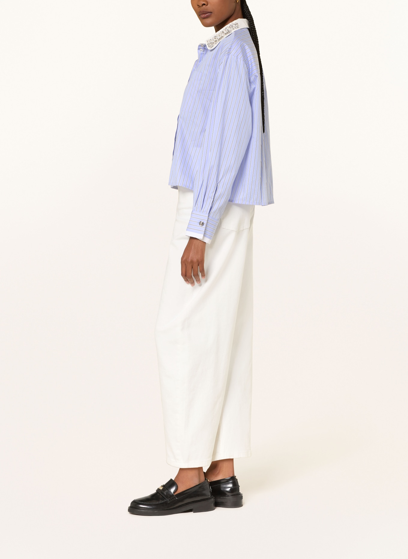 maje Barrel Jeans: 10 WHITE