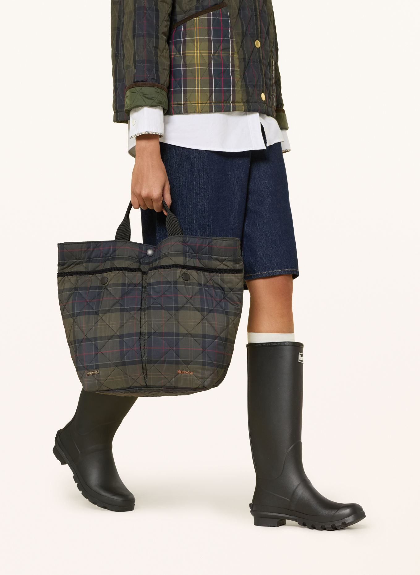 Barbour Taška TARTAN: TMAVĚ ZELENÁ / TMAVĚ ČERVENÁ / TMAVĚ MODRÁ