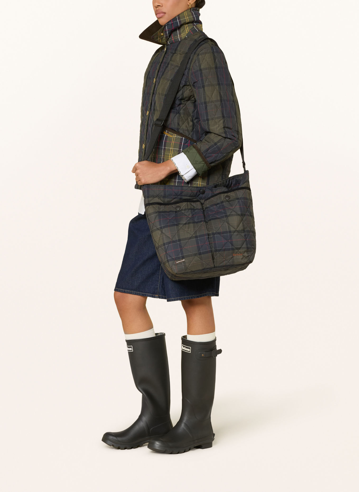 Barbour Taška TARTAN: TMAVĚ ZELENÁ / TMAVĚ ČERVENÁ / TMAVĚ MODRÁ