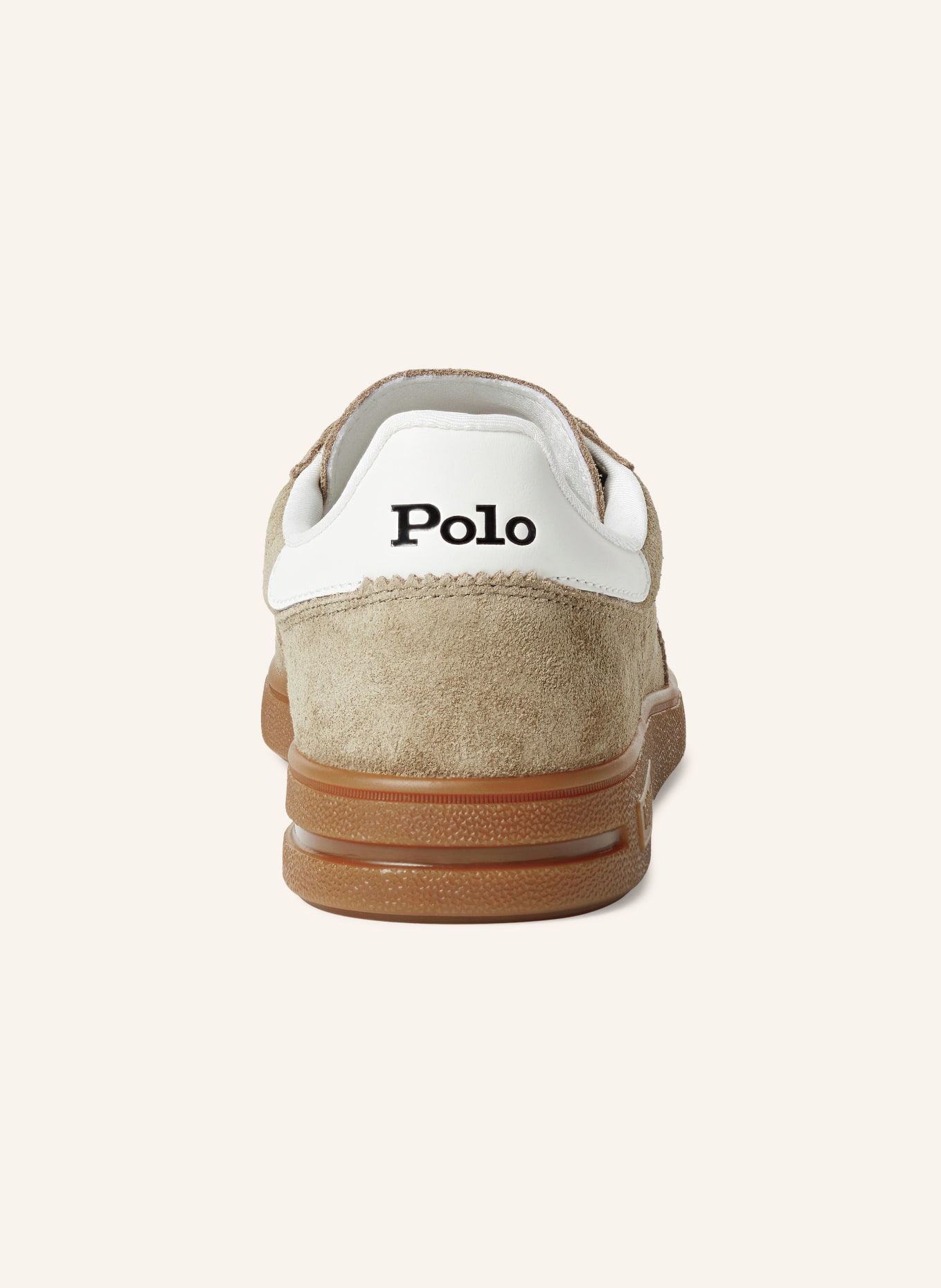 POLO RALPH LAUREN Sneaker: BEIGE / WEISS