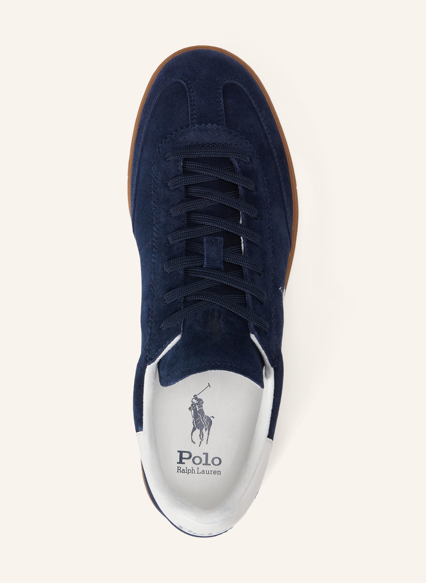 POLO RALPH LAUREN Sneakers: DONKERBLAUW / WIT