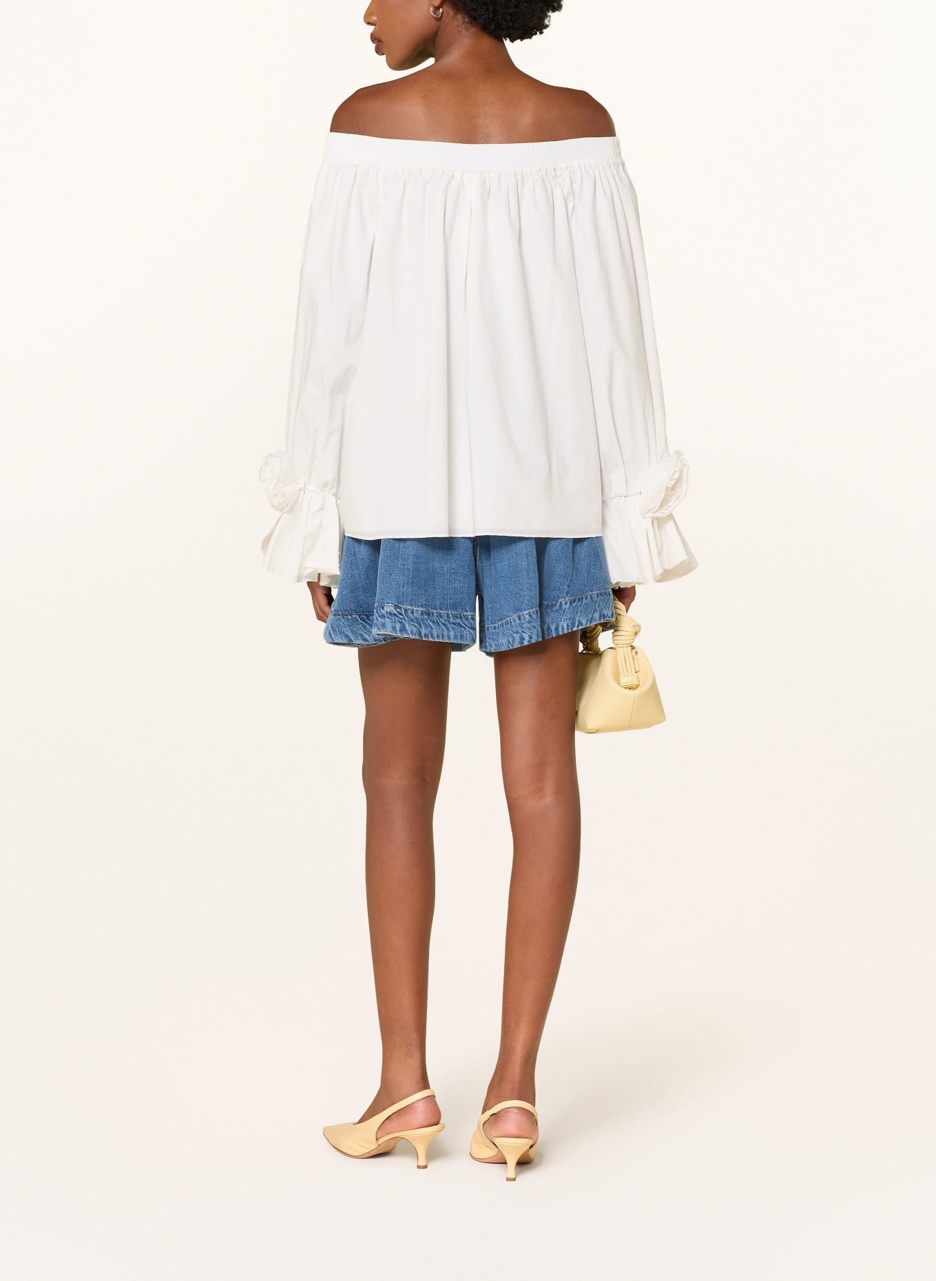 ESSENTIEL ANTWERP JOSS denim shorts: PB07 Patriot Blue
