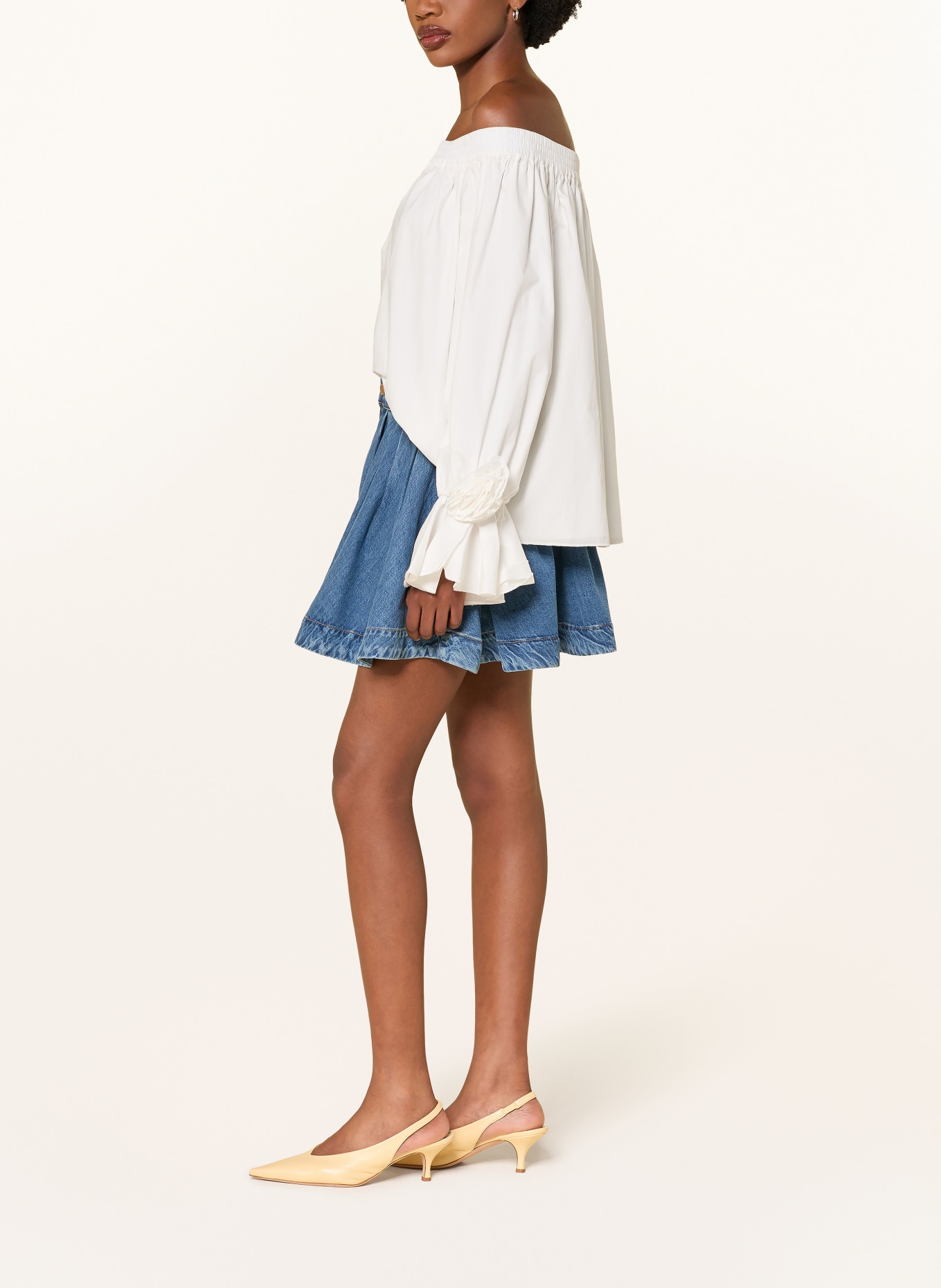 ESSENTIEL ANTWERP JOSS denim shorts: PB07 Patriot Blue