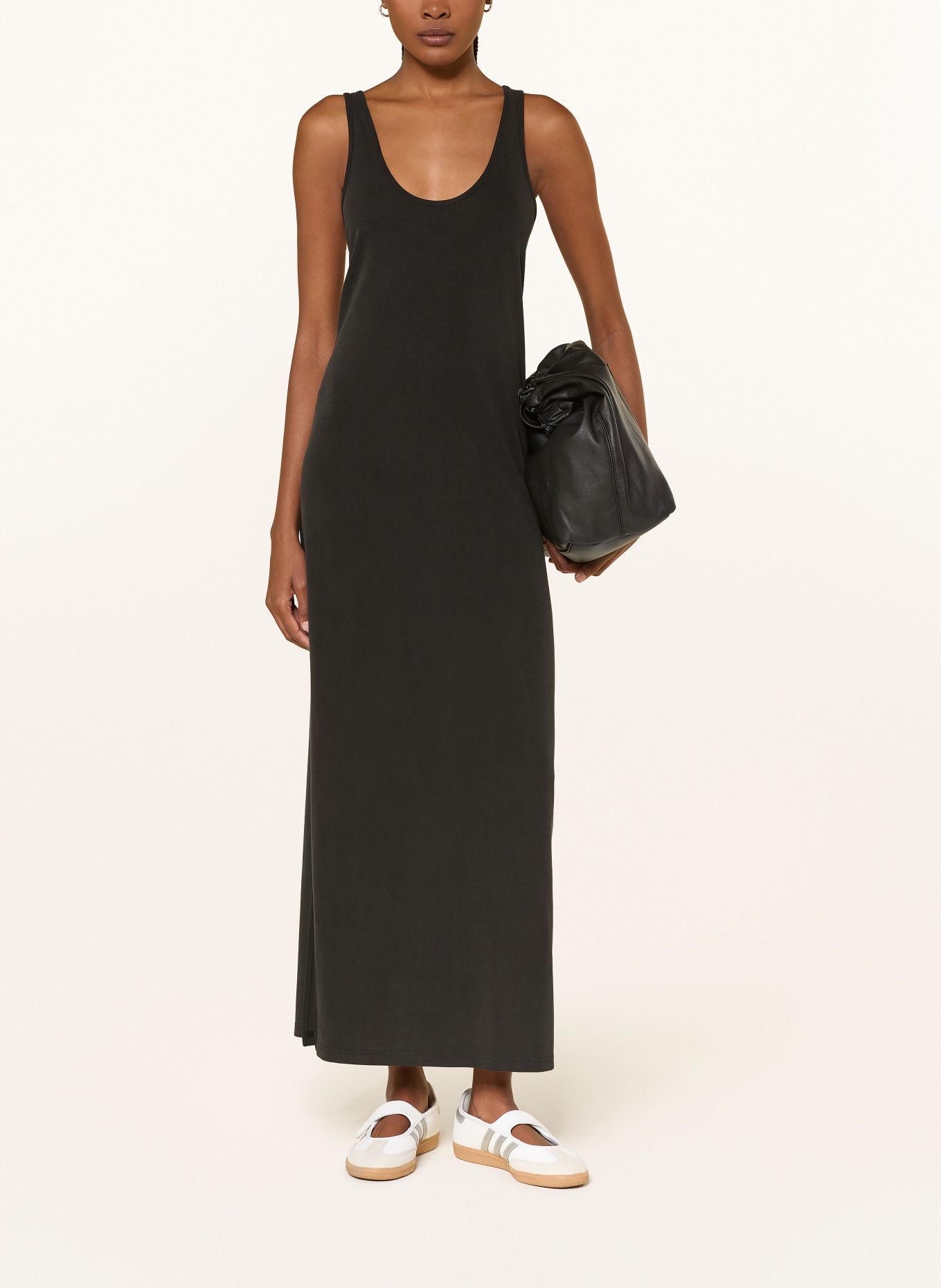 KARO KAUER Jersey dress: BLACK