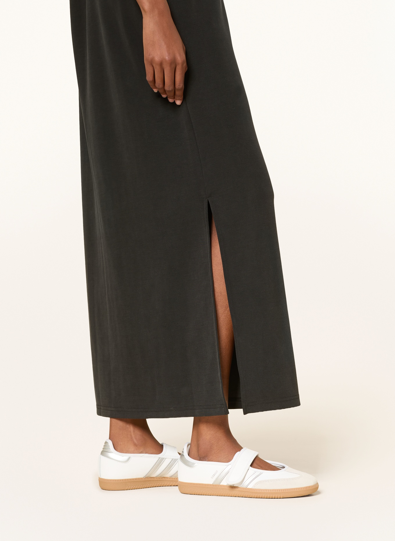 KARO KAUER Jersey dress: BLACK