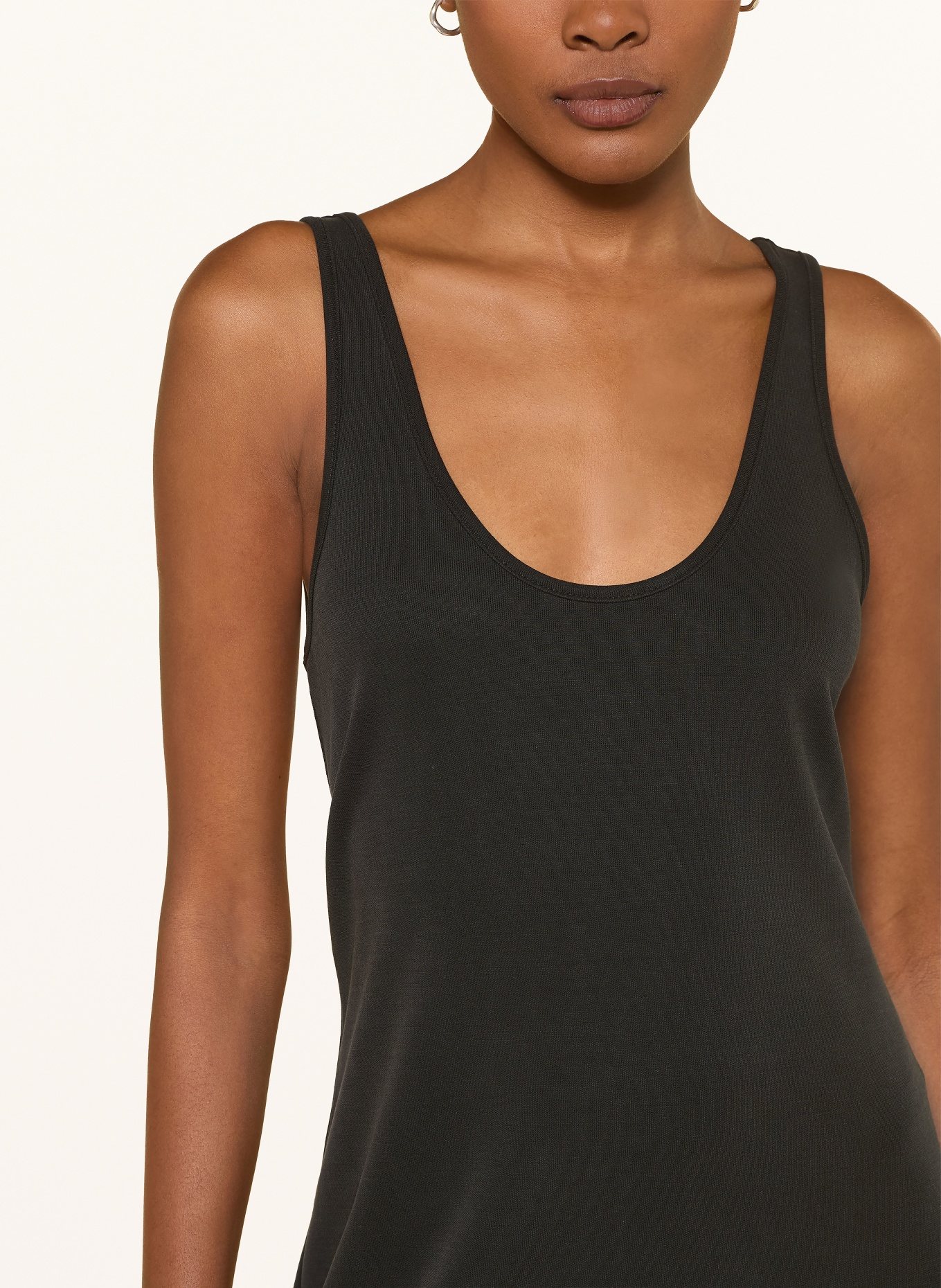KARO KAUER Jersey dress: BLACK