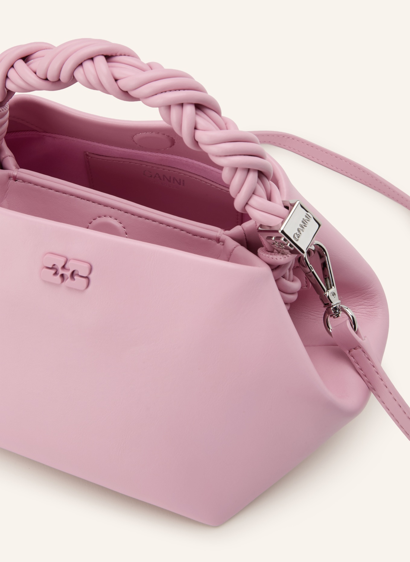 GANNI Handtasche BOU SMALL: ROSA