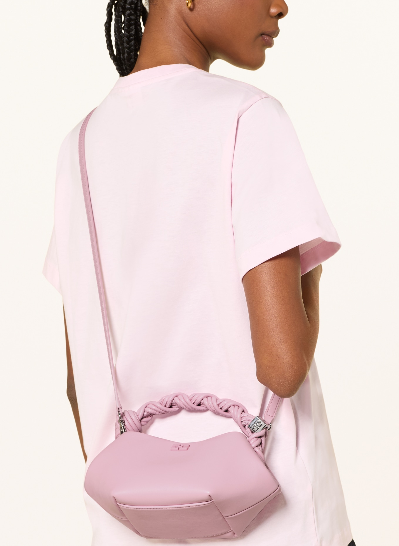 GANNI Handtasche BOU MINI: ROSA