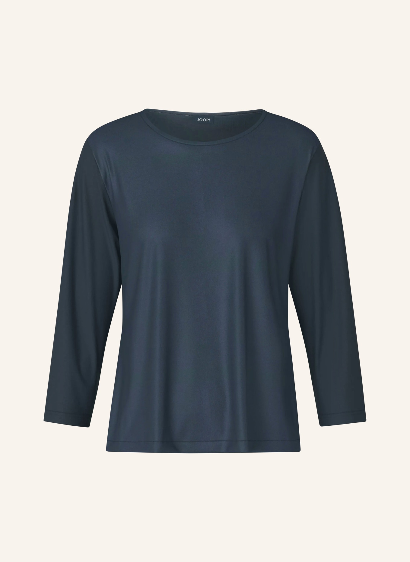 JOOP! TAMINA shirt in a fabric blend with 3/4 sleeves: DARK BLUE