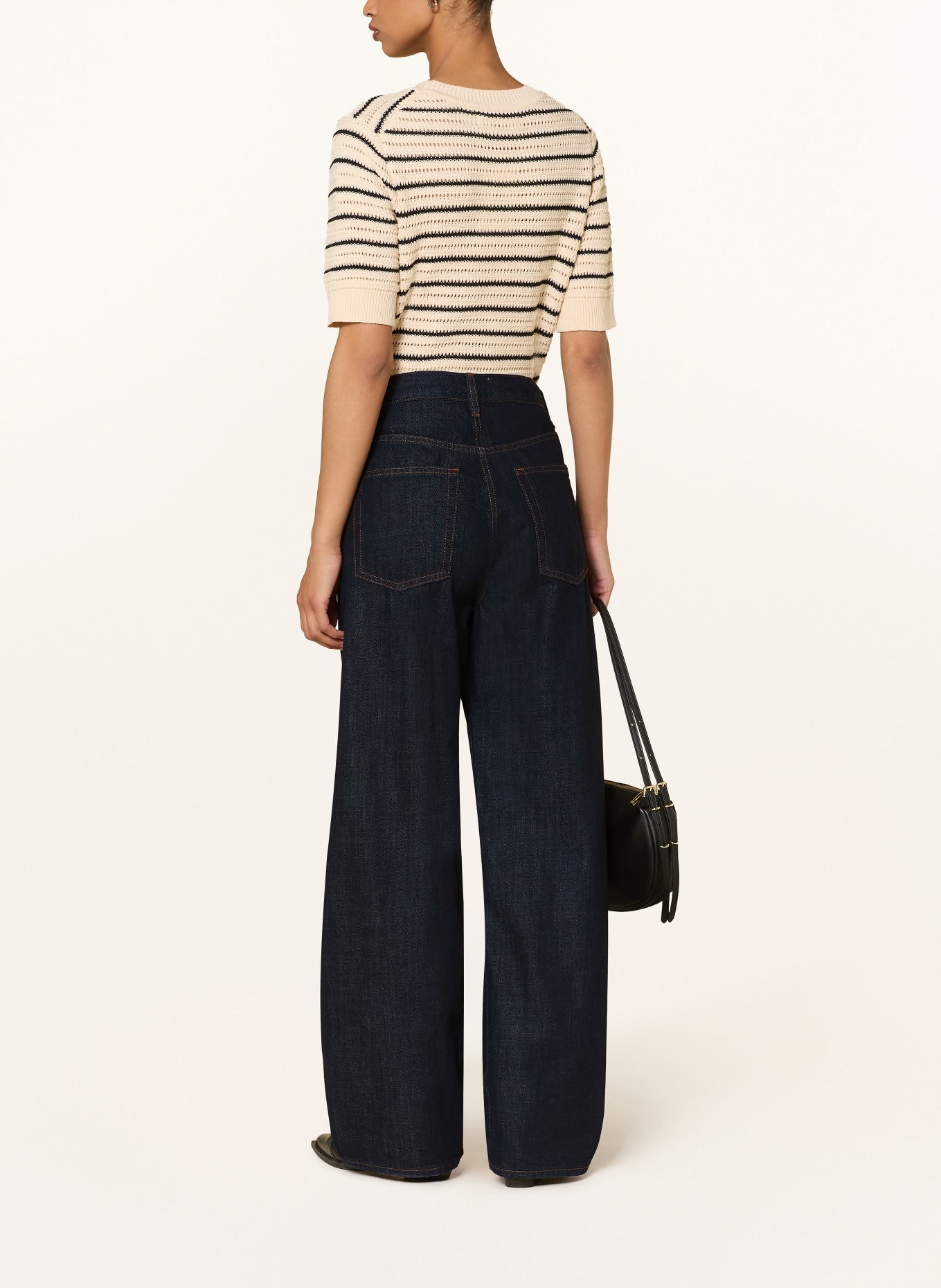 FRAME Wide Leg Jeans THE OFF DUTY: RINS RINSE