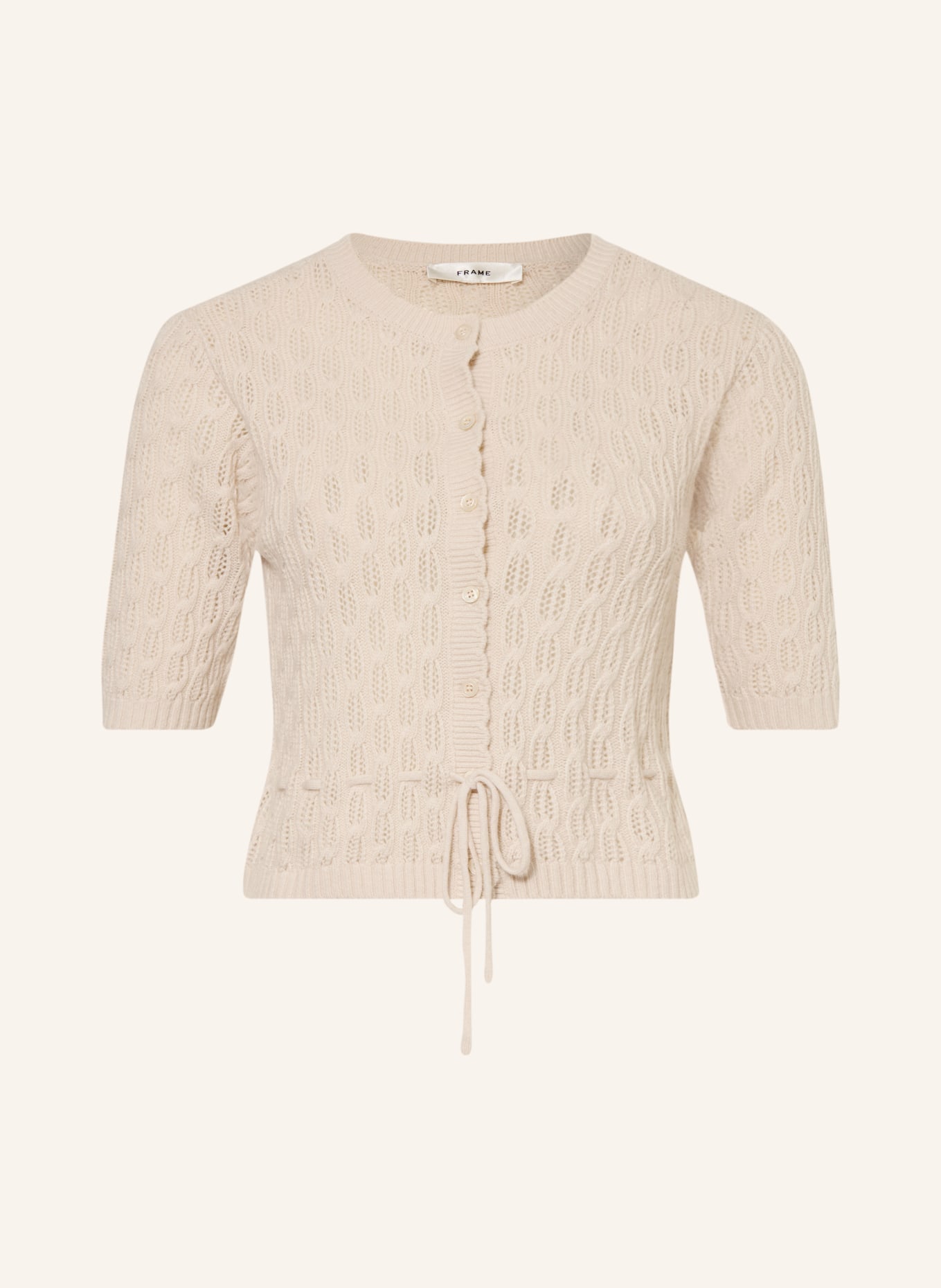FRAME Cardigan THE CLOVER en cachemire: BEIGE