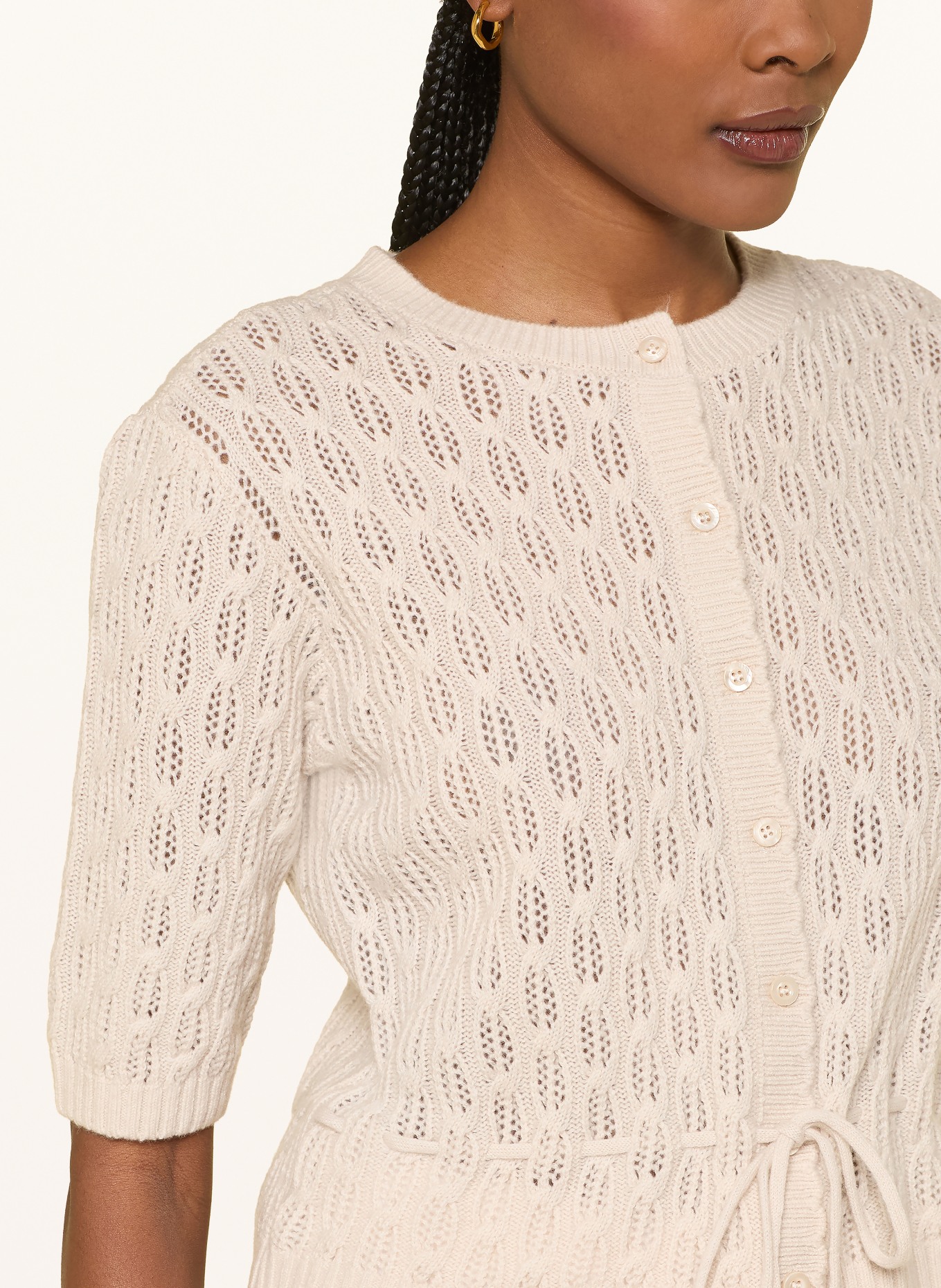 FRAME Cardigan THE CLOVER en cachemire: BEIGE