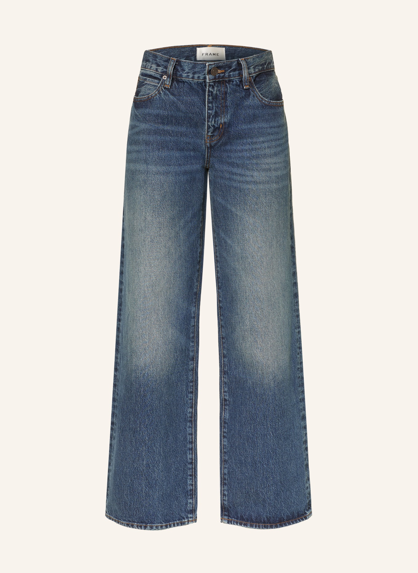 FRAME Wide Leg Jeans THE LOWKEY: EMBR EMBER