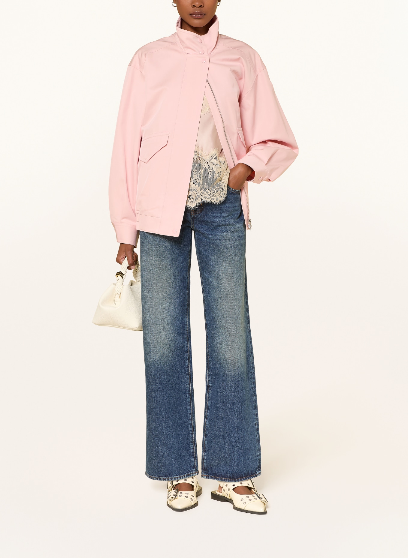 FRAME Wide Leg Jeans THE LOWKEY: EMBR EMBER