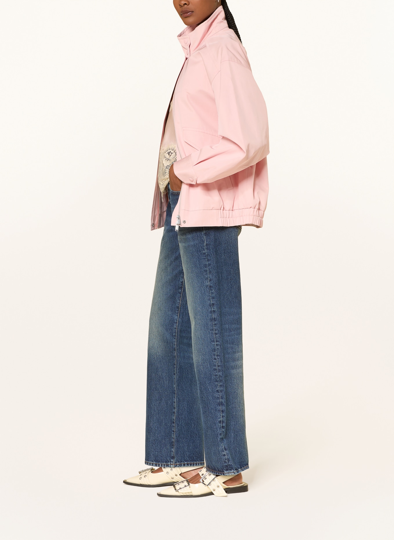 FRAME Wide Leg Jeans THE LOWKEY: EMBR EMBER
