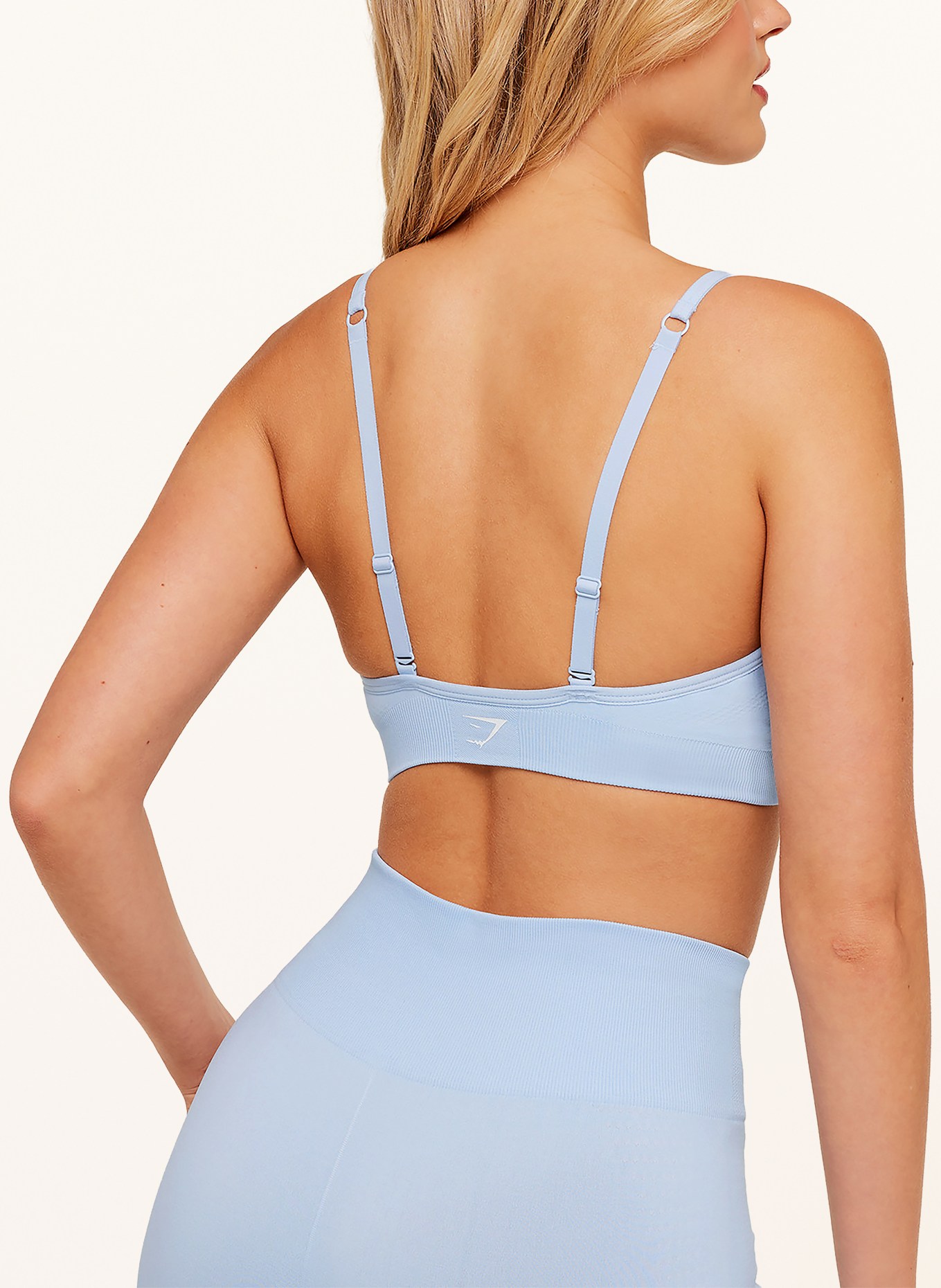 GYMSHARK Soutien-gorge de sport VITAL SEAMLESS: BLEU CLAIR
