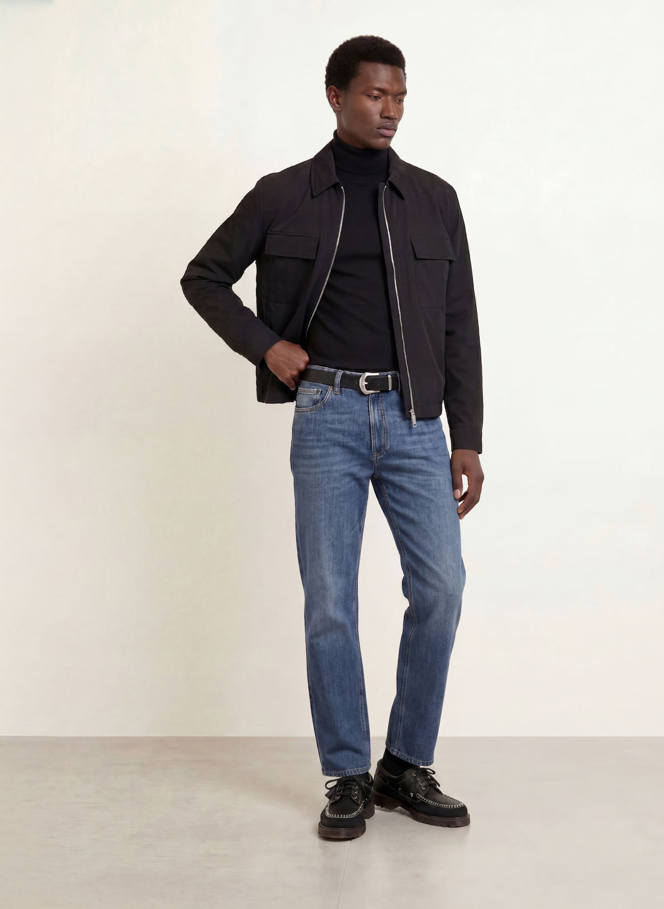 PAUL Turtleneck sweater: BLACK