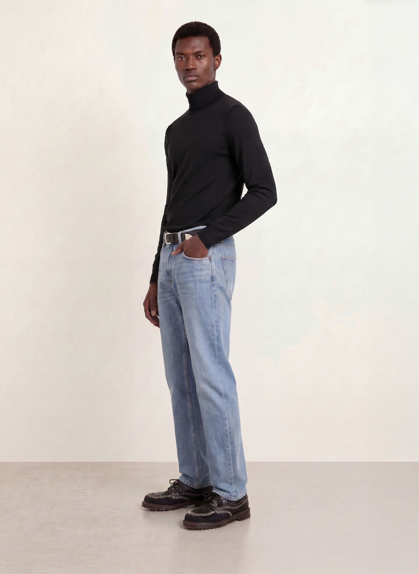 PAUL Turtleneck sweater: BLACK