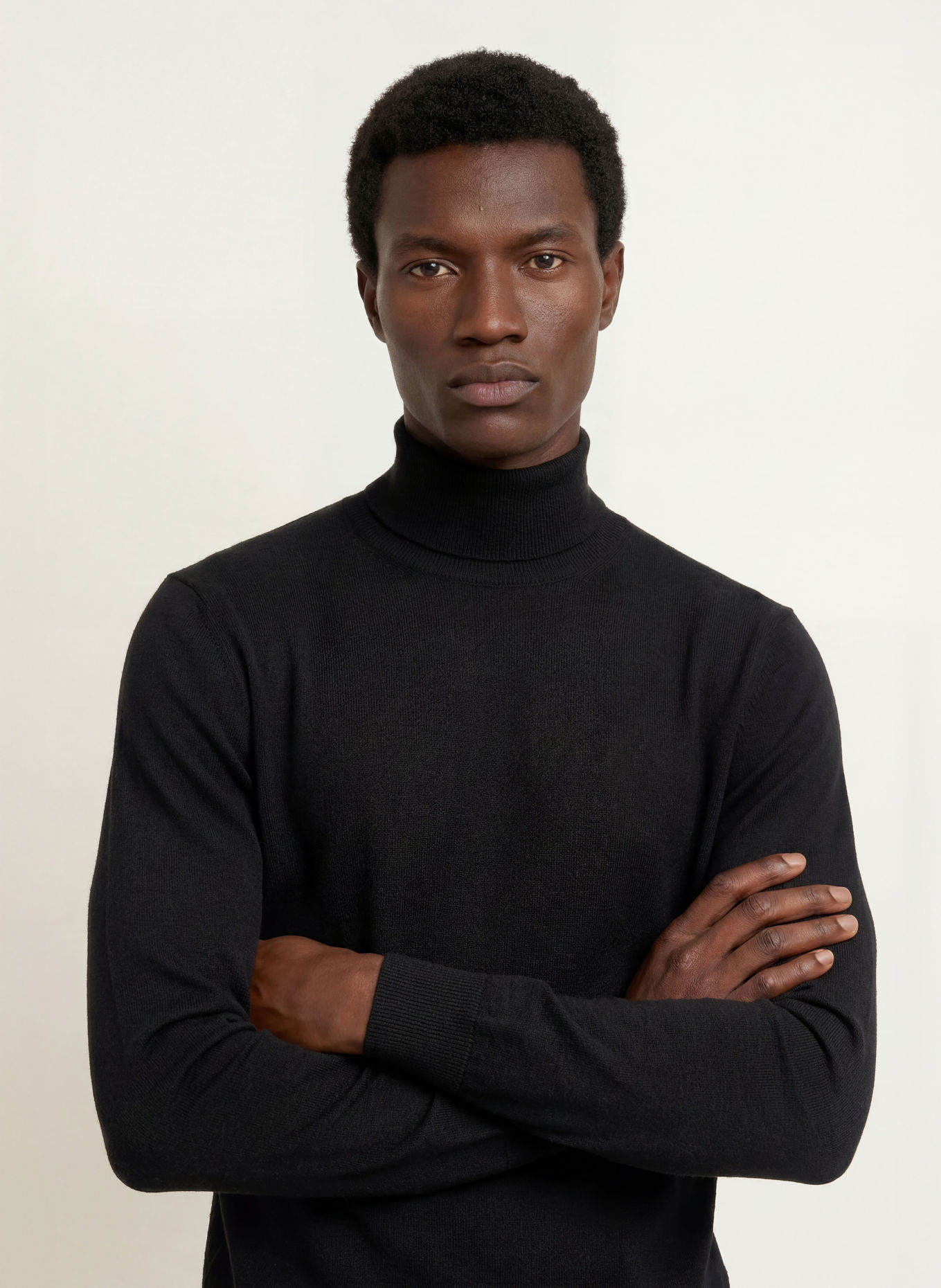 PAUL Turtleneck sweater: BLACK