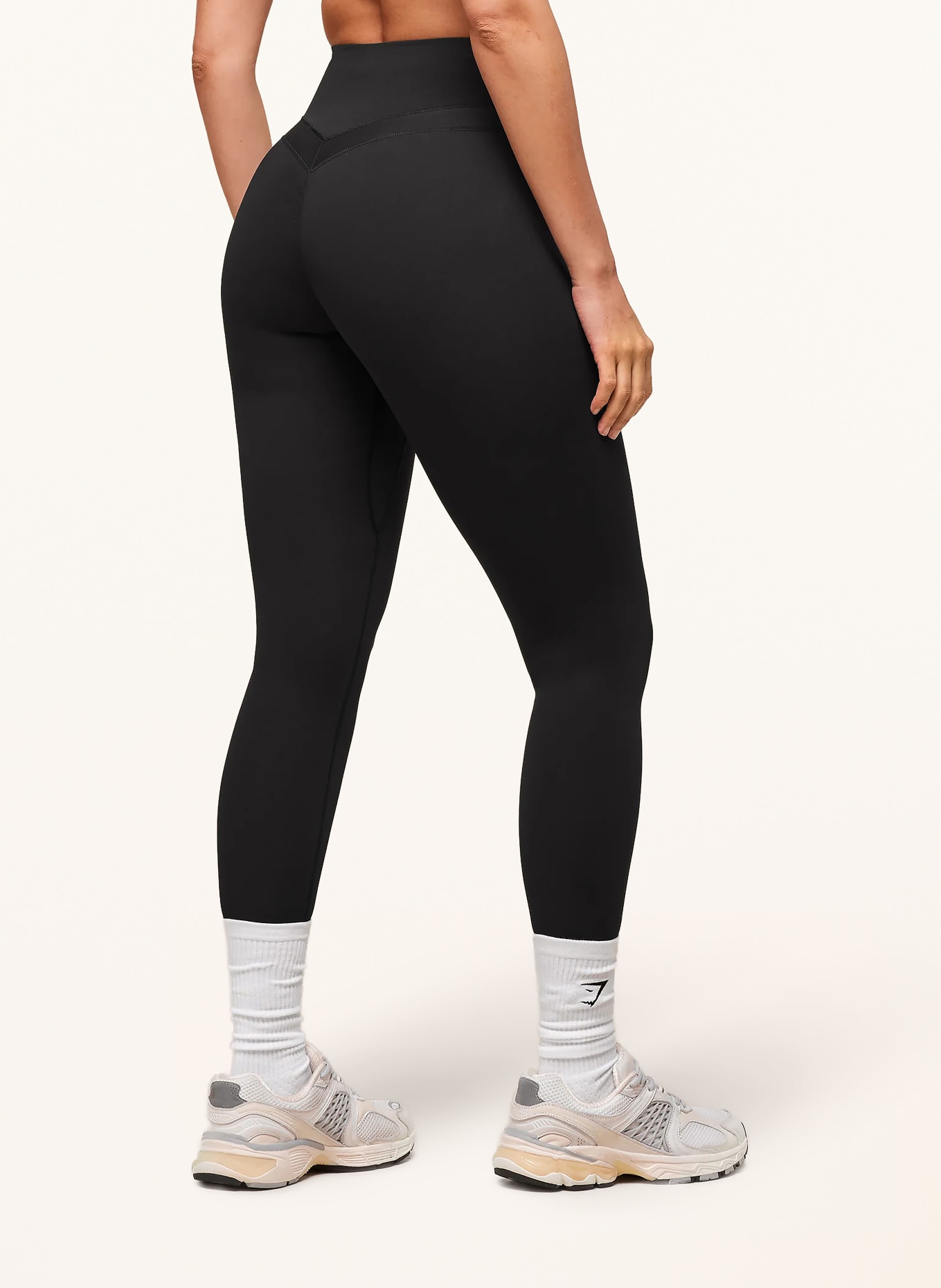 GYMSHARK Collants WHITNEY: NOIR