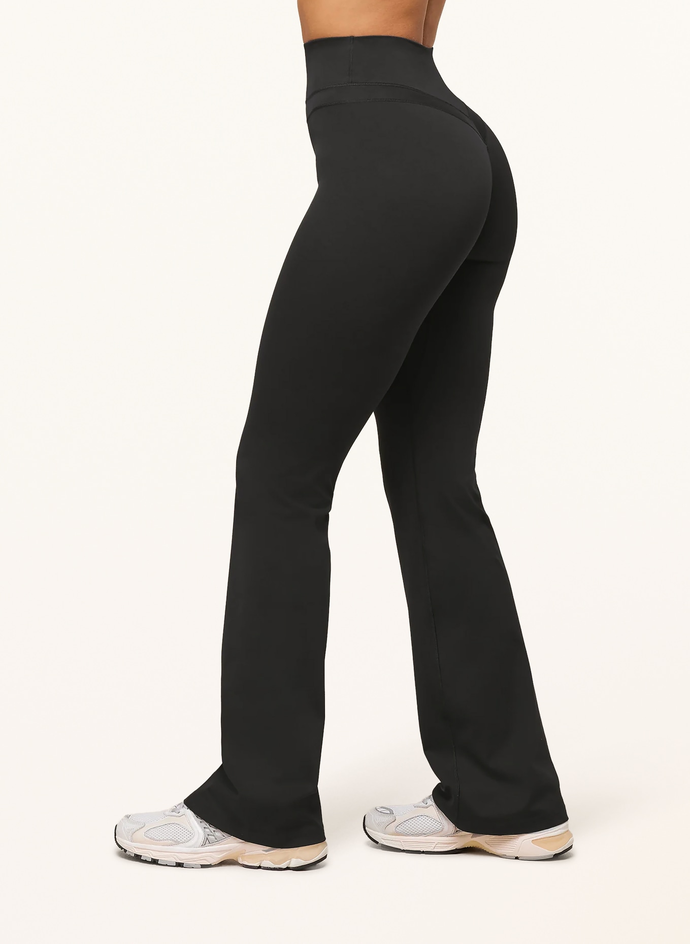 GYMSHARK Collants WHITNEY FLARE: NOIR