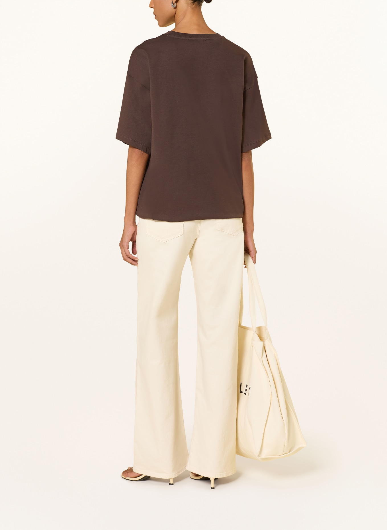 Smith & Soul T-shirt: BROWN / WHITE