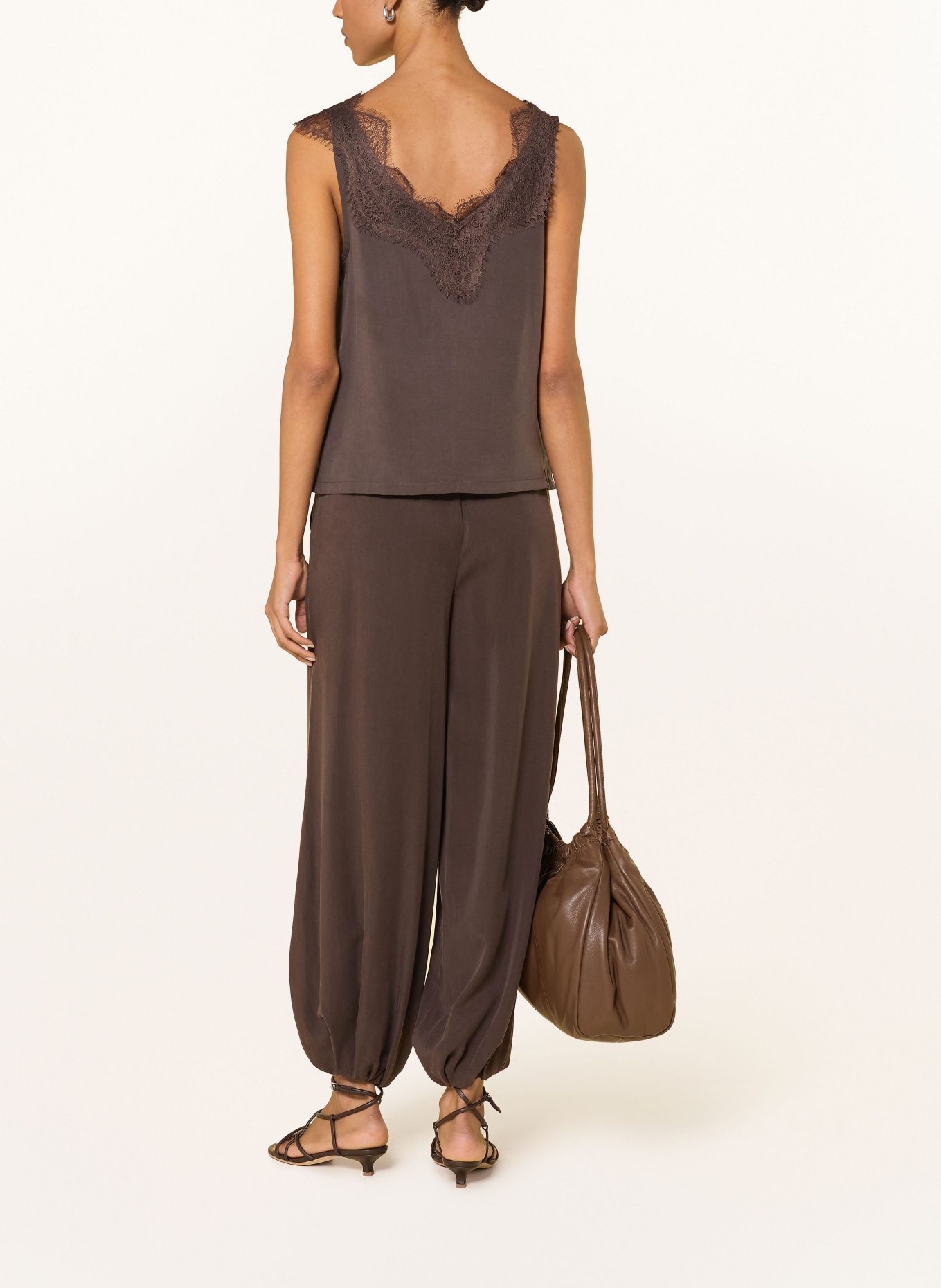 Smith & Soul Jogger-style pants: DARK BROWN