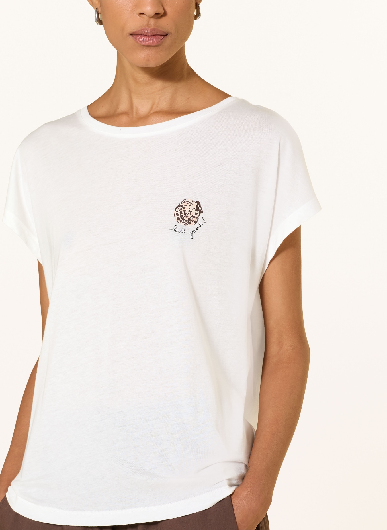 Smith & Soul T-shirt: WHITE / SALMON / BLACK