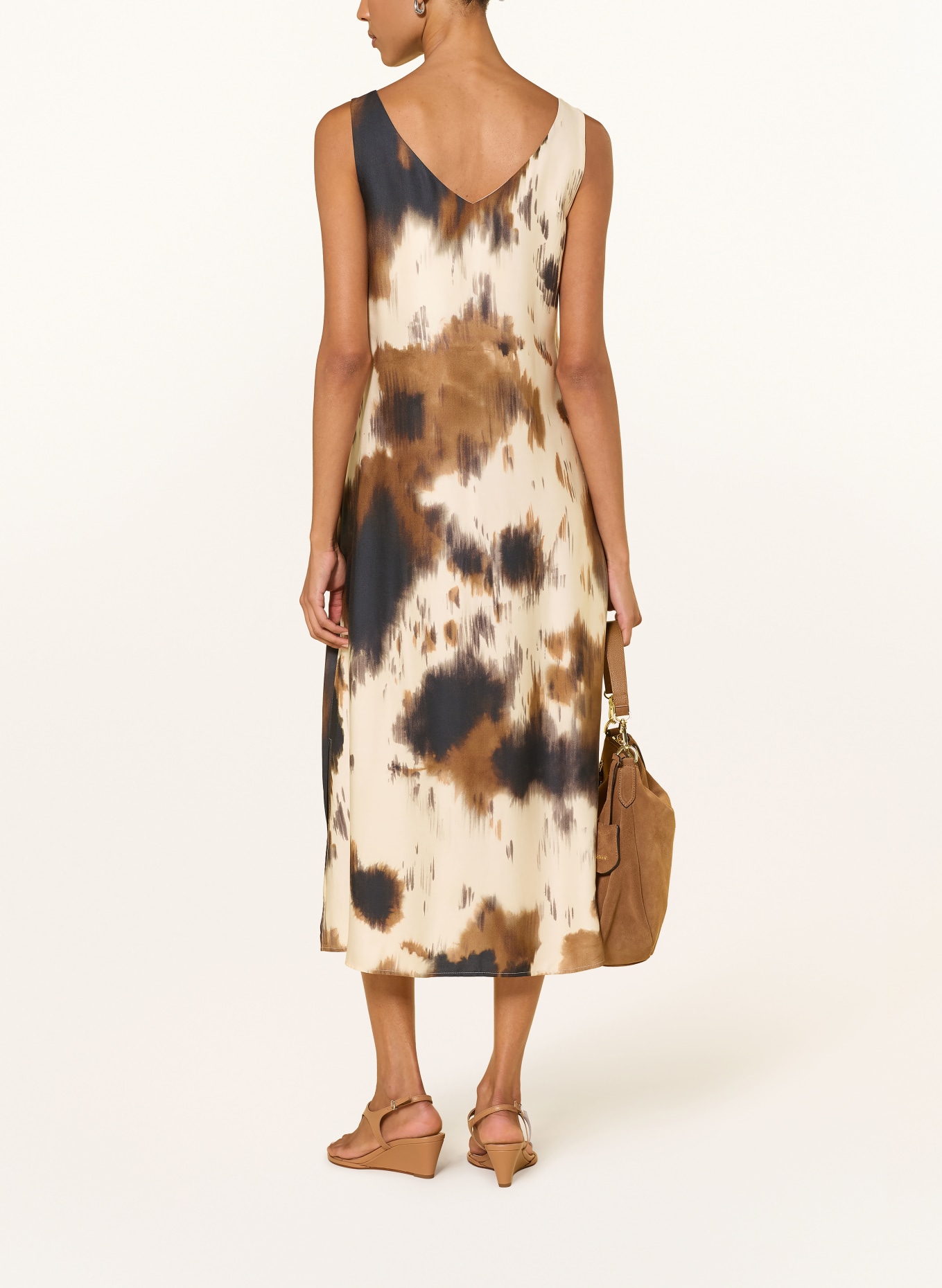 Smith & Soul Kleid: CREME / DUNKELBRAUN / BRAUN