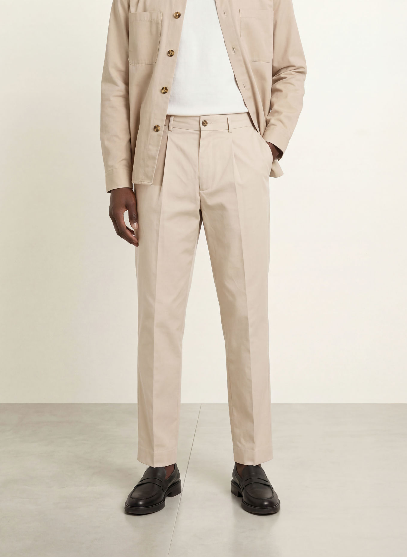 PAUL Slim-fit Chinos: BEIGE