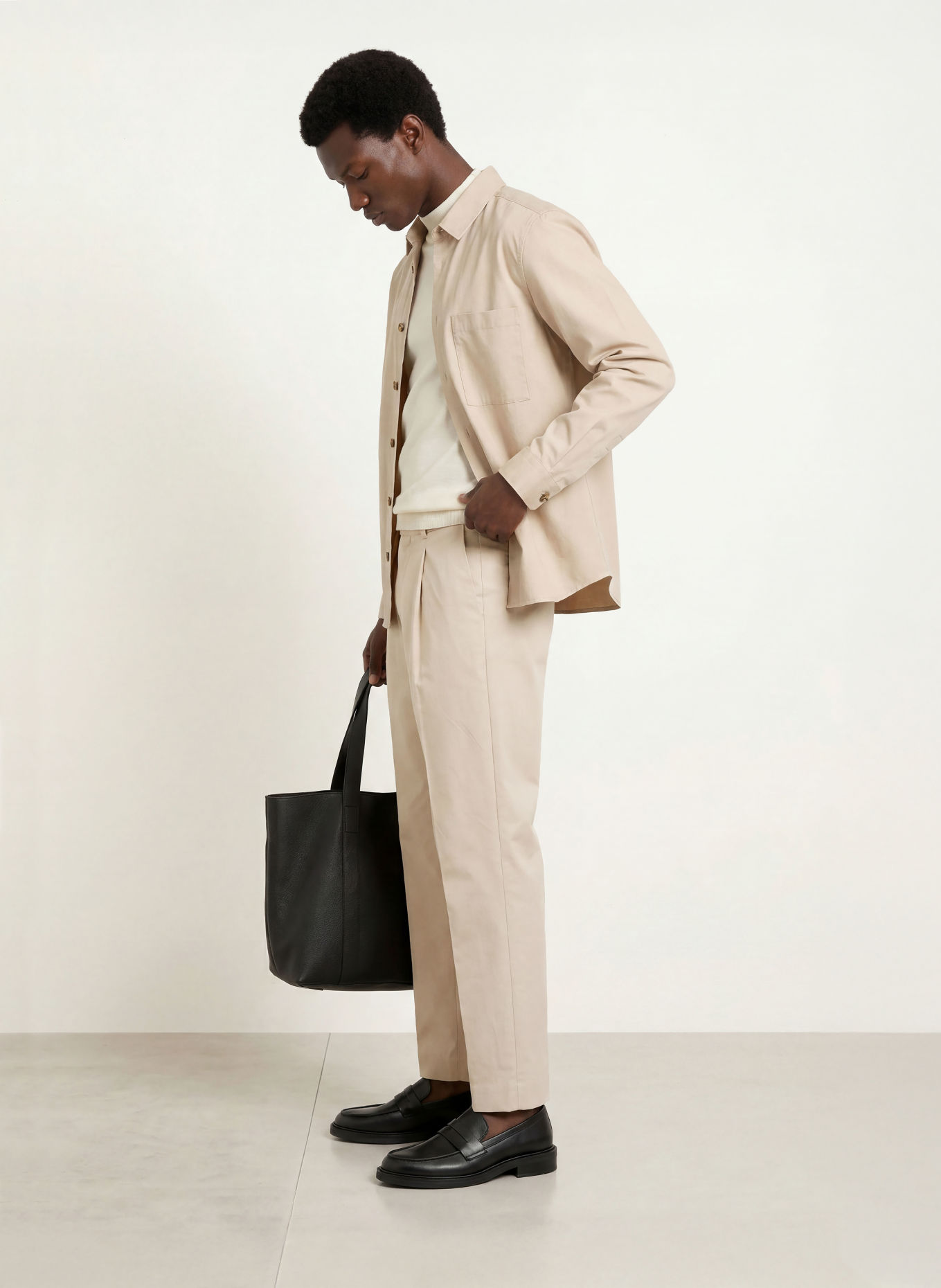 PAUL Slim-fit Chinos: BEIGE