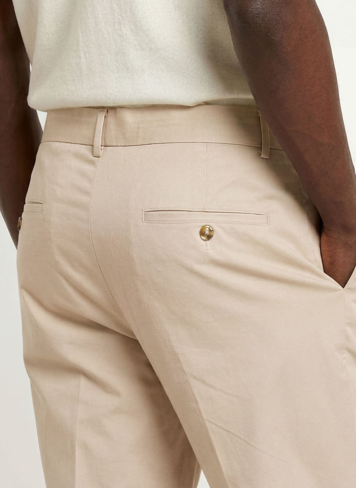 PAUL Slim-fit Chinos: BEIGE
