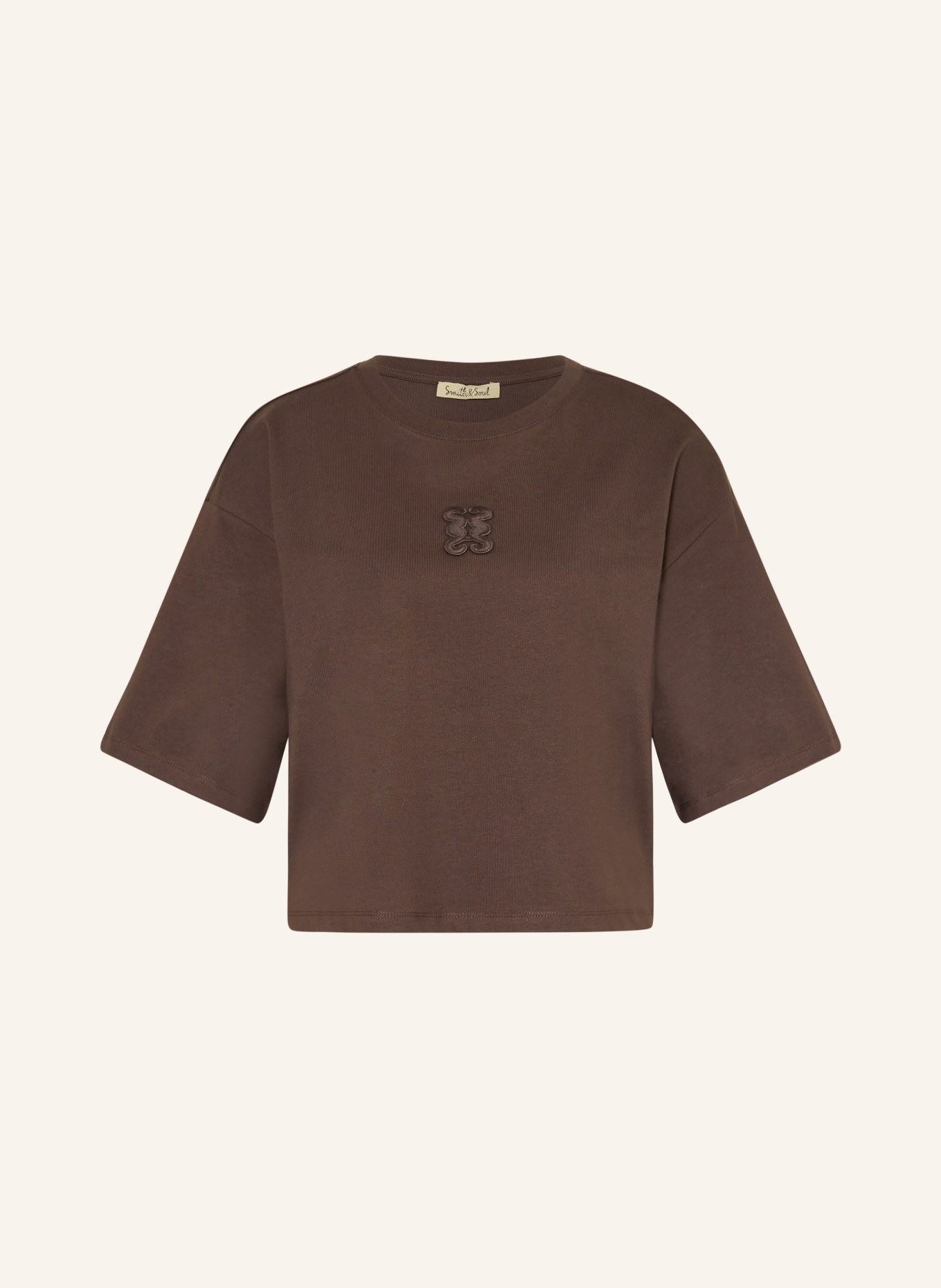 Smith & Soul BOXY T-shirt: DARK BROWN
